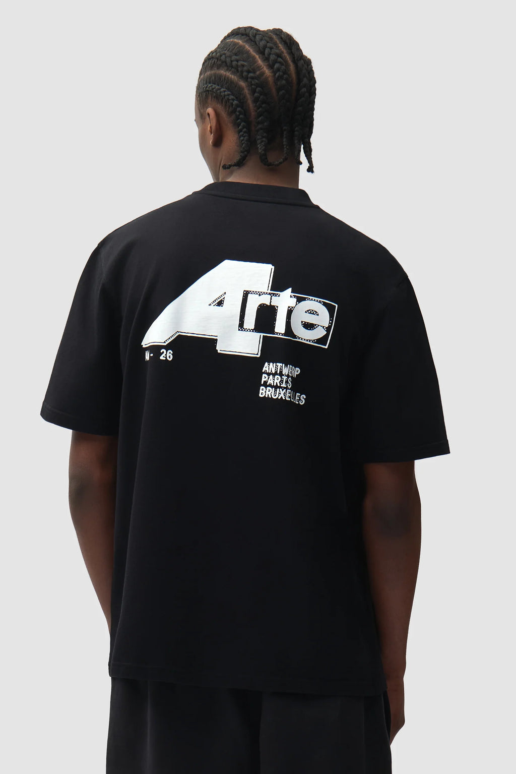 Arte - T-shirt Big A Black