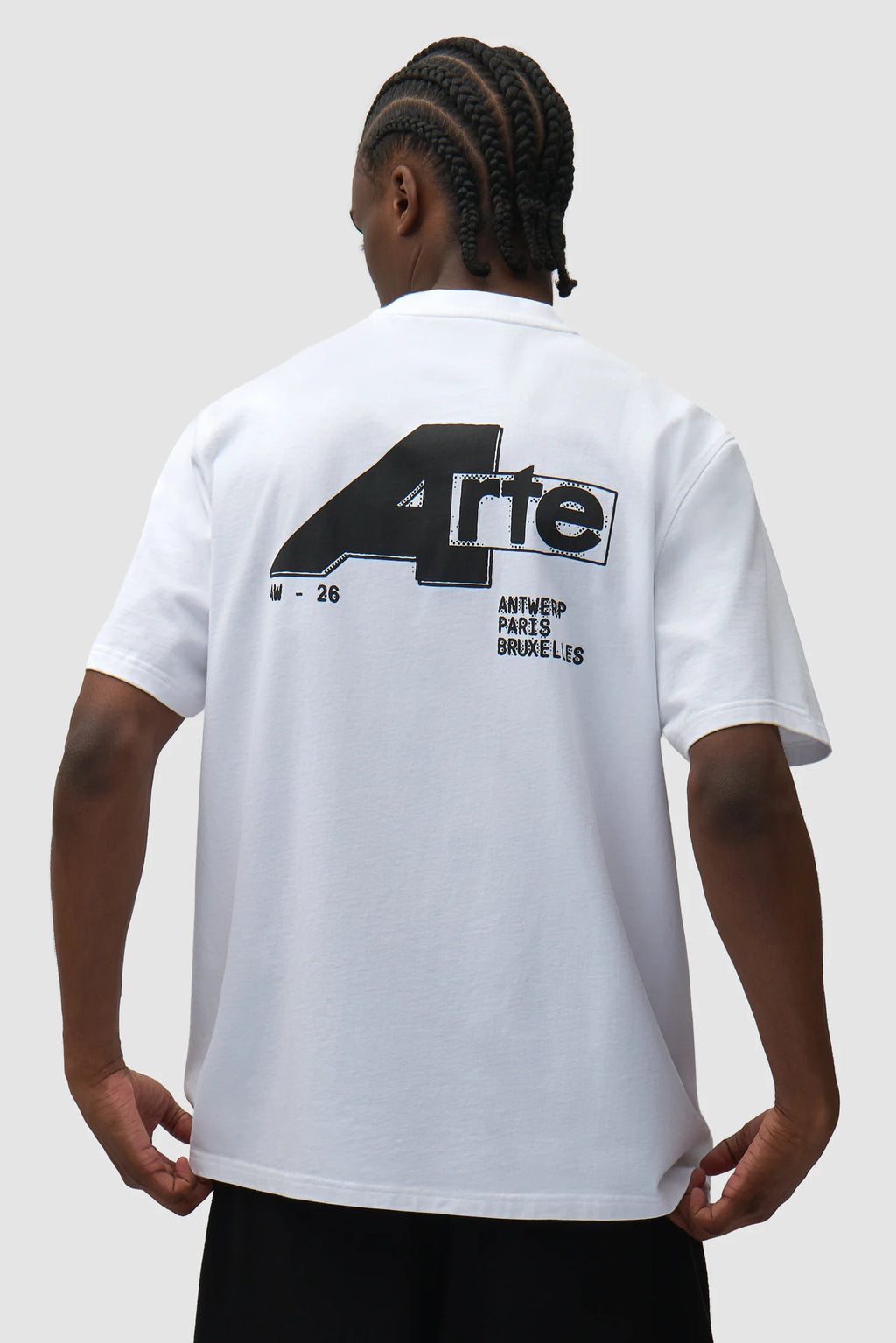 Arte - T-shirt Big A White