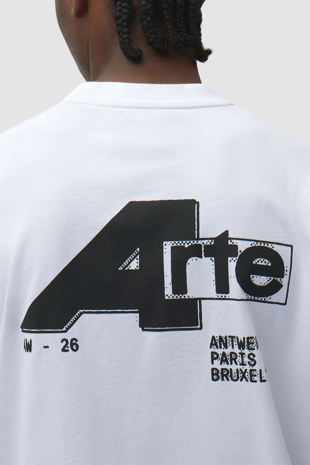 Arte - T-shirt Big A White