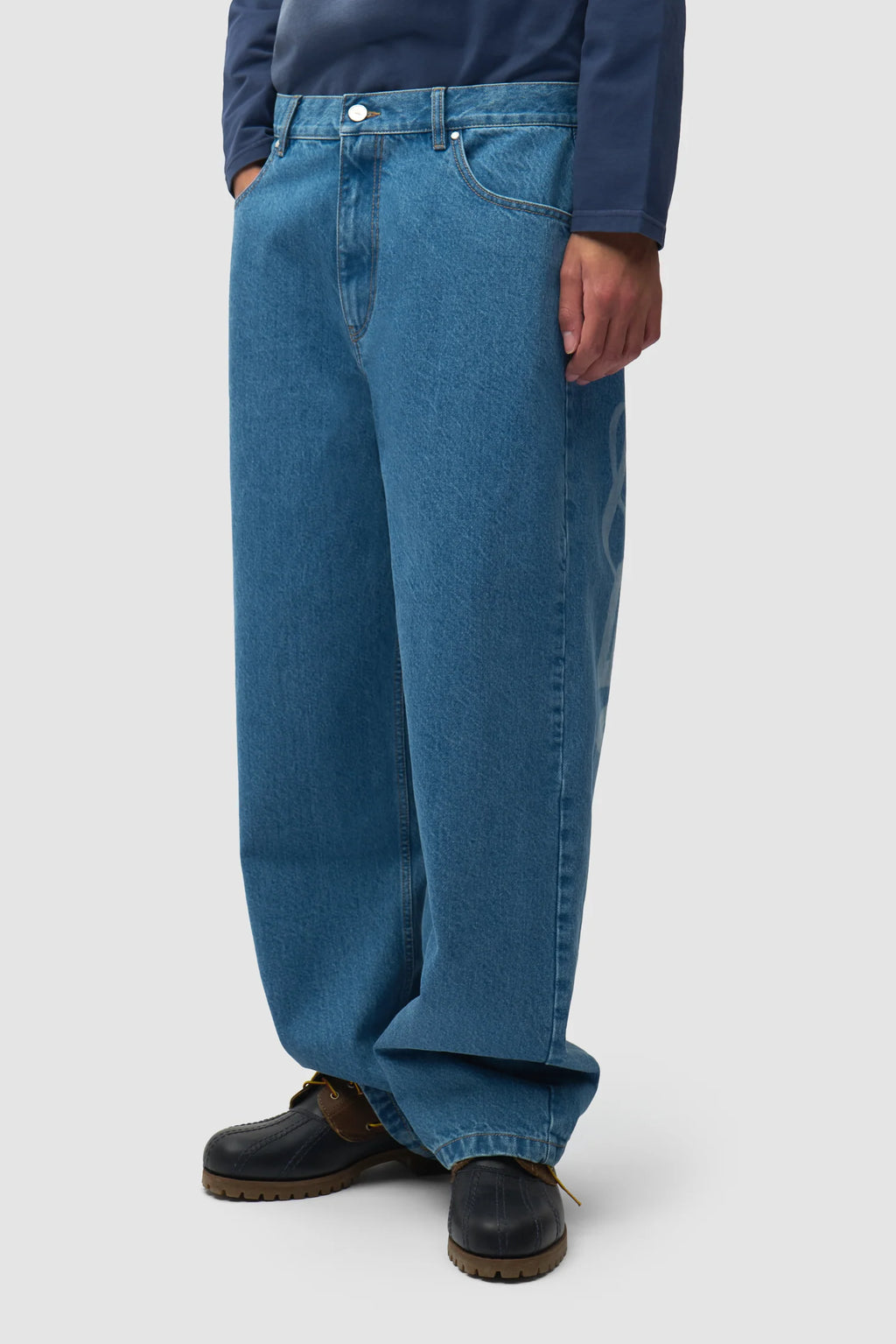 Arte - Jean Stencil Uniform Denim Bleach