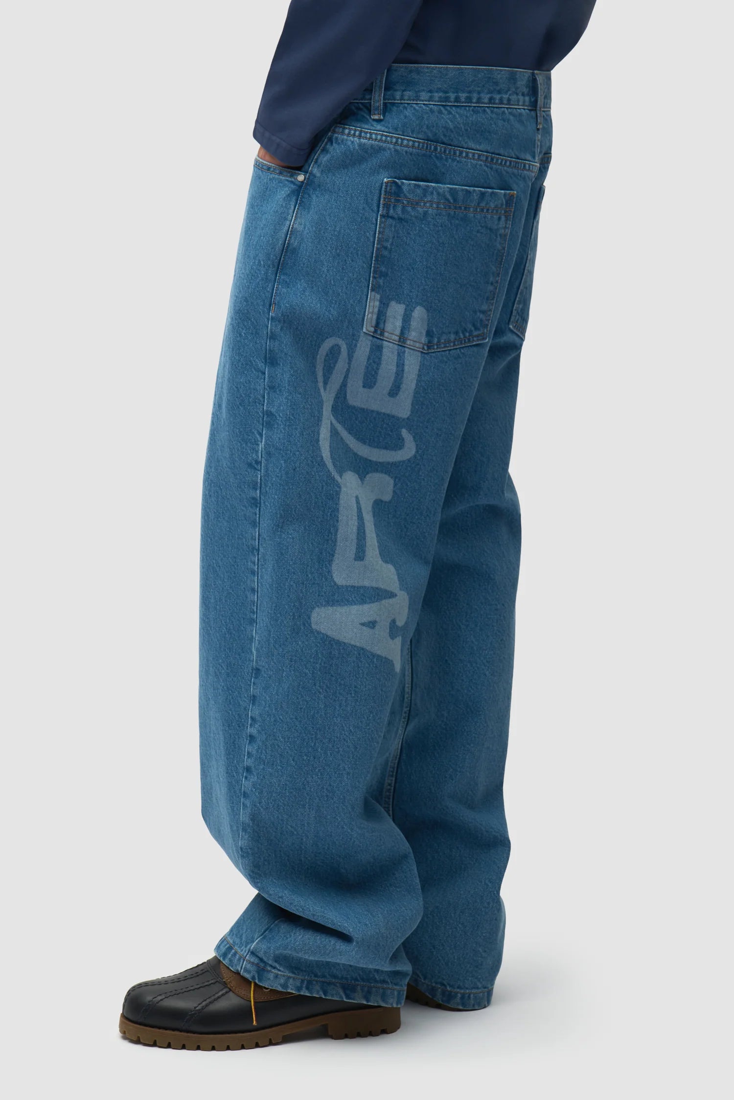 Arte - Jean Stencil Uniform Denim Bleach