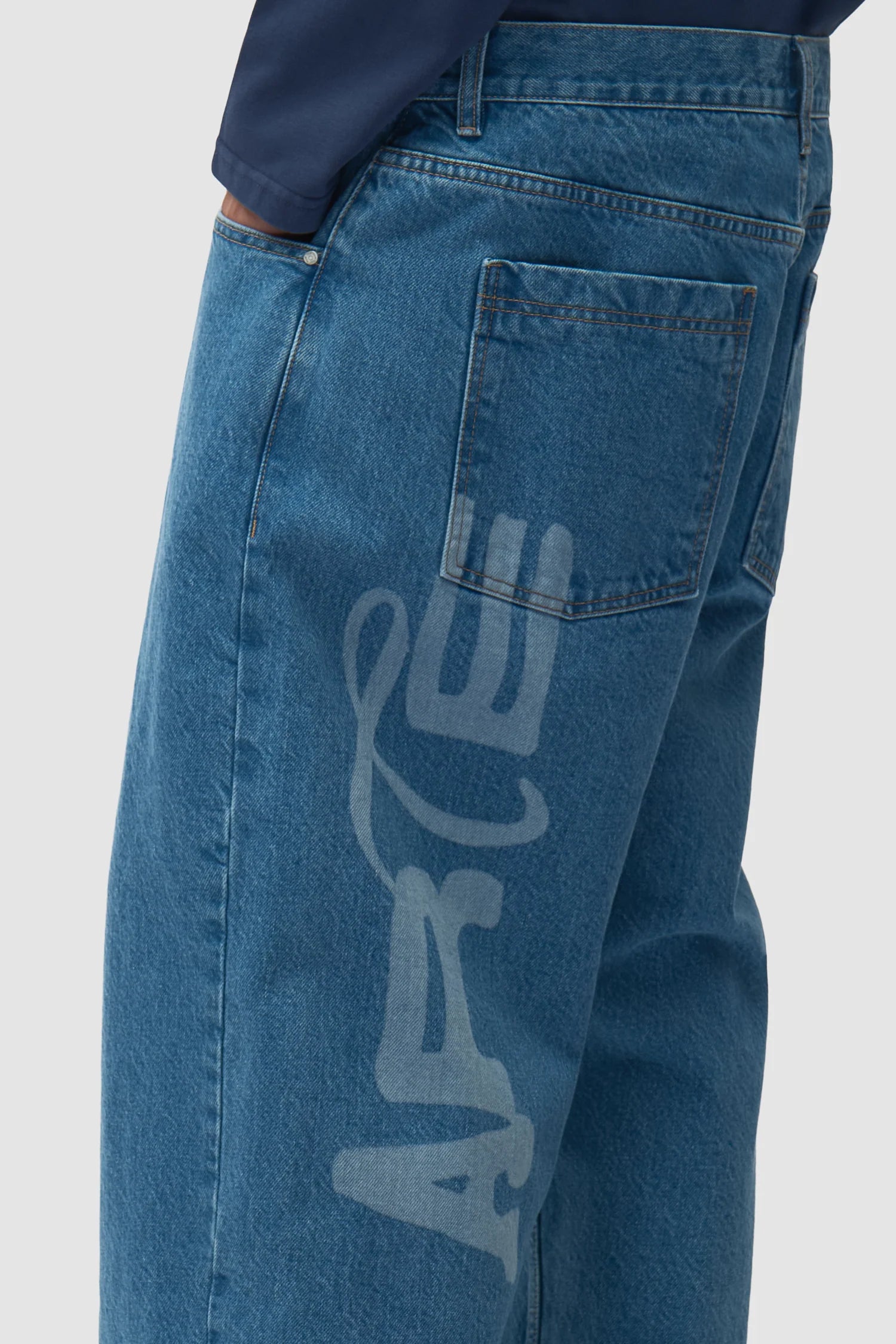 Arte - Jean Stencil Uniform Denim Bleach