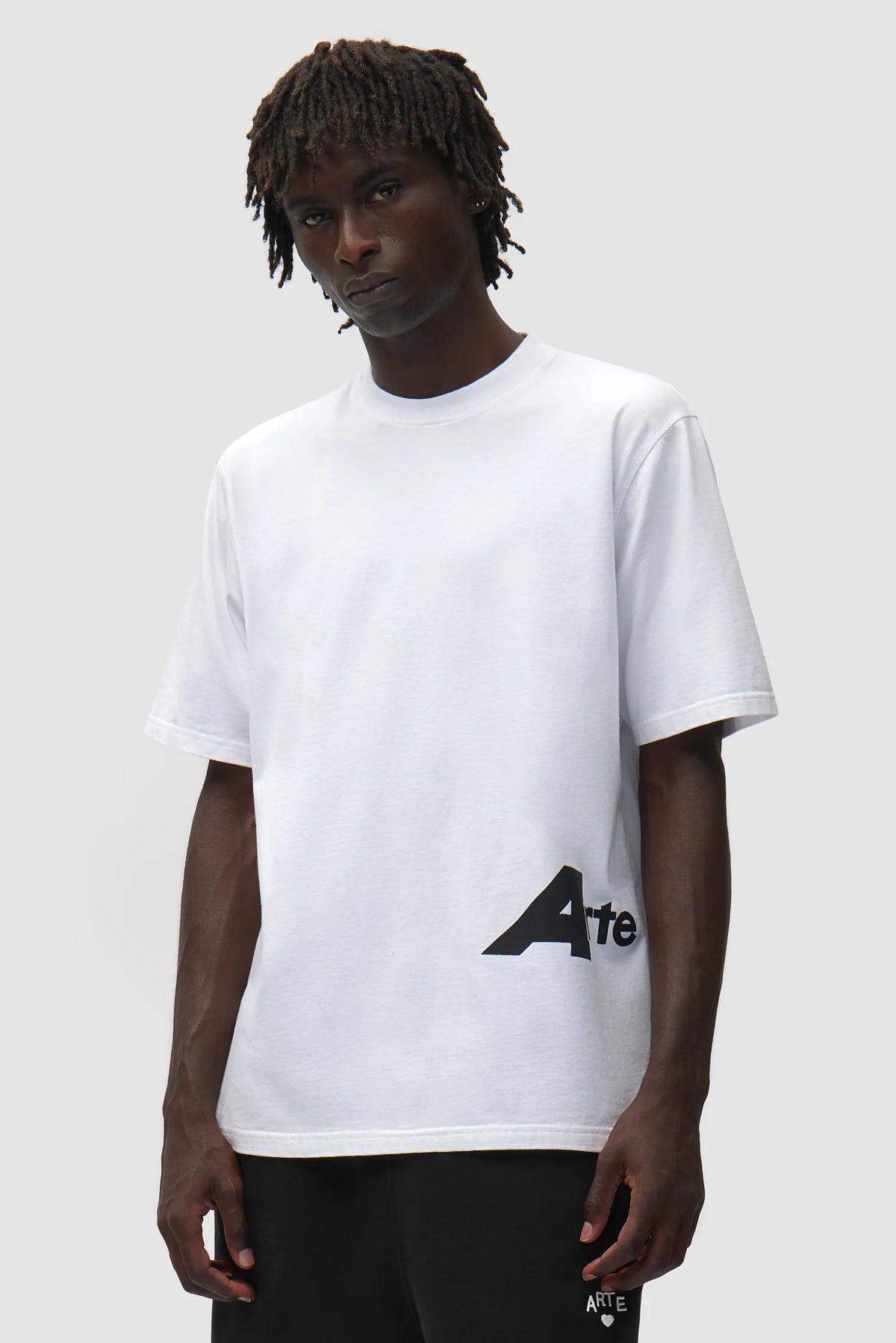 Arte - Tee-shirt Big A Side Blanc