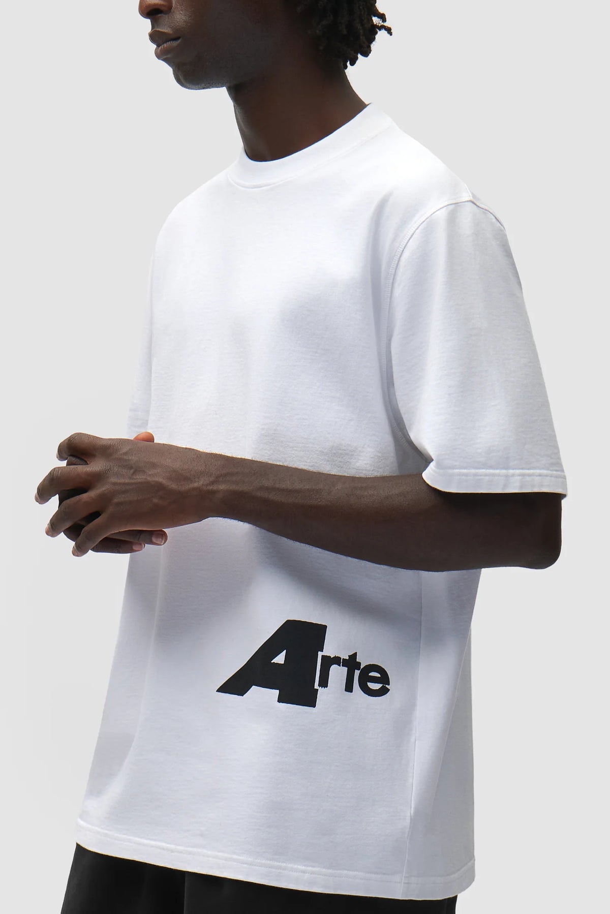 Arte - Tee-shirt Big A Side Blanc