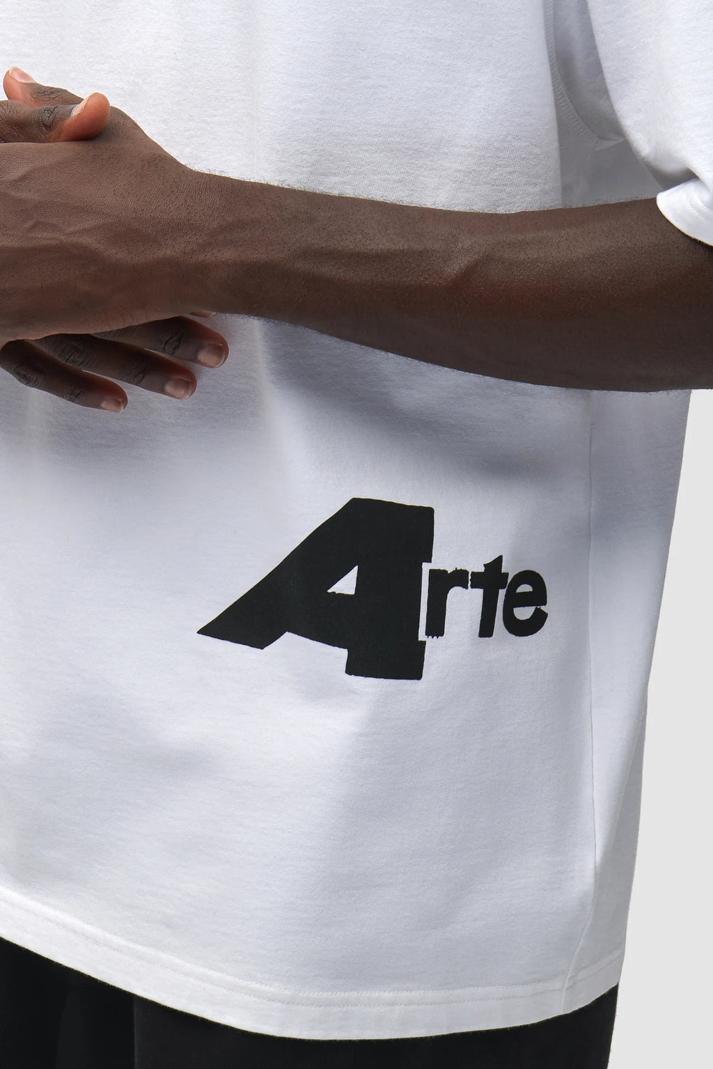 Arte - Tee-shirt Big A Side Blanc