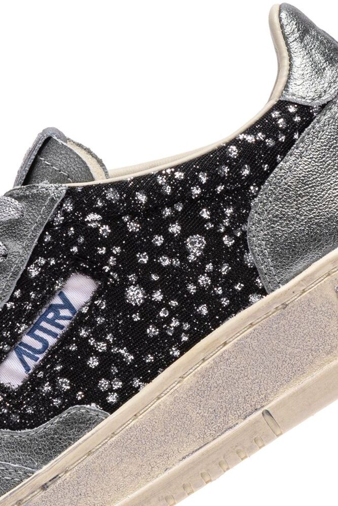 AUTRY - Basket Medalist Low Fabric/Lam Black/Steel