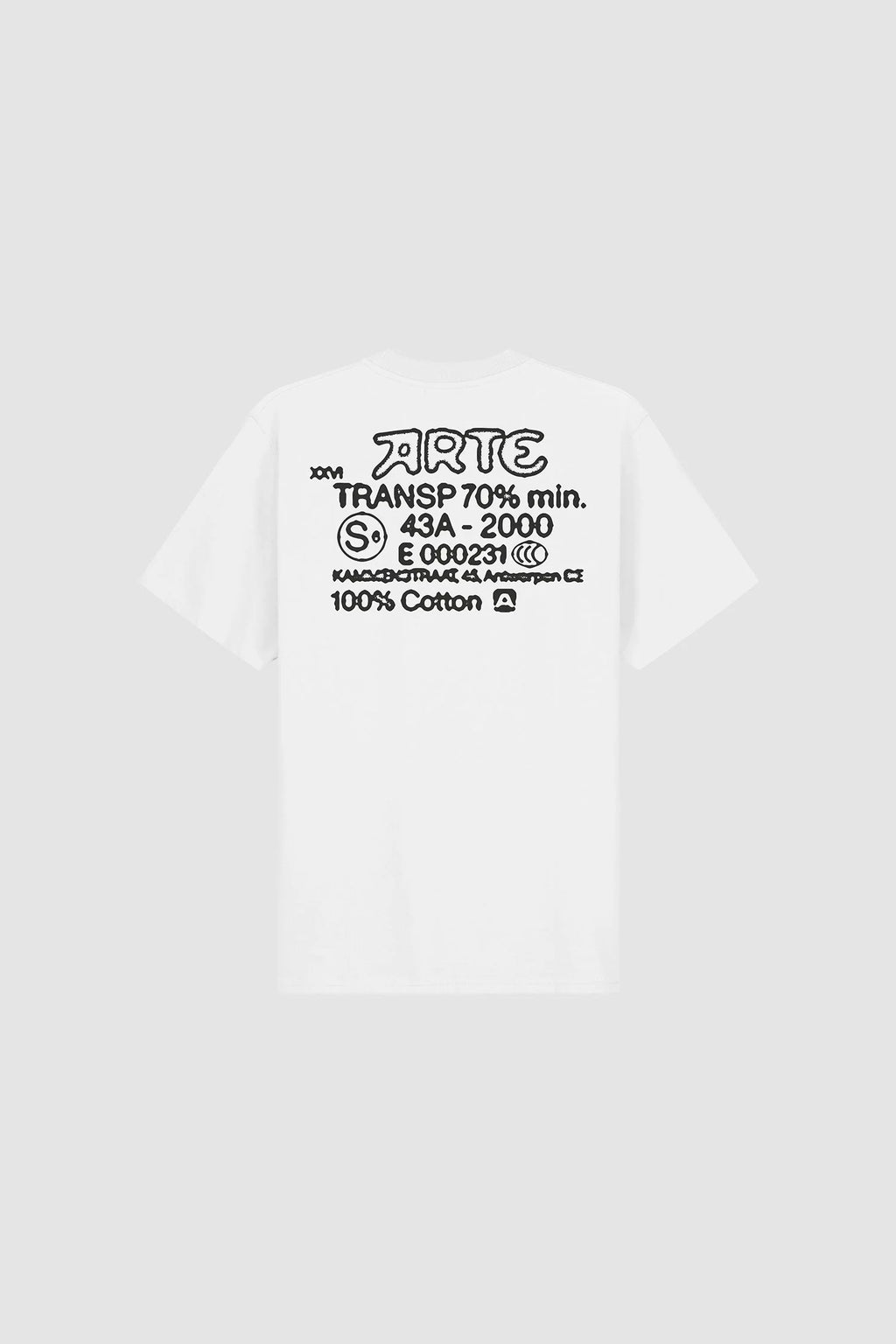 Arte - Tee-shirt Serial Stamp Blanc
