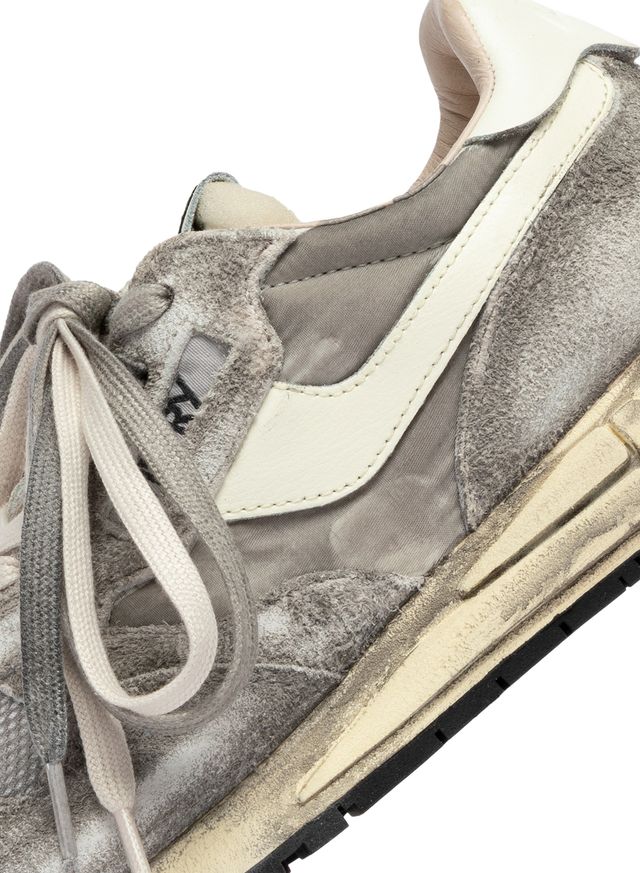 AUTRY - Basket Super Vintage Reelwind Suede/Nylon Black/White