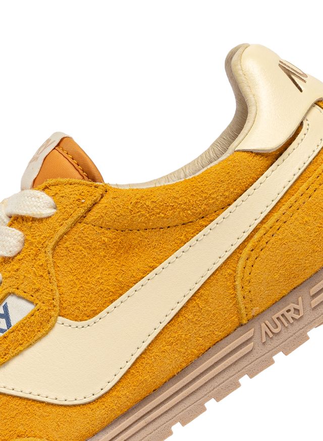 AUTRY - Basket Windspin en daim et cuir Minyel/rut