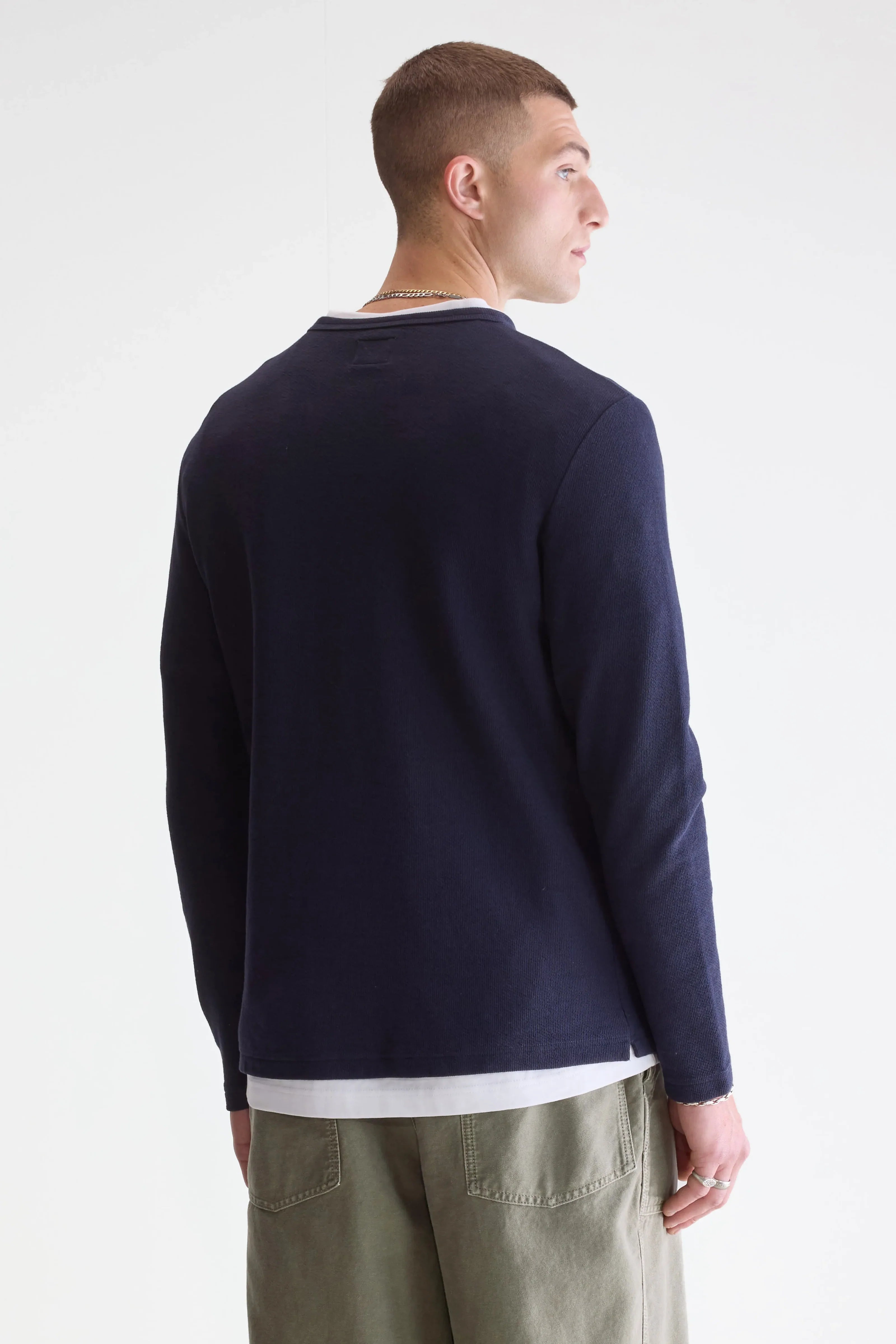 Bellerose - T-shirt à manches longues Fresh Navy
