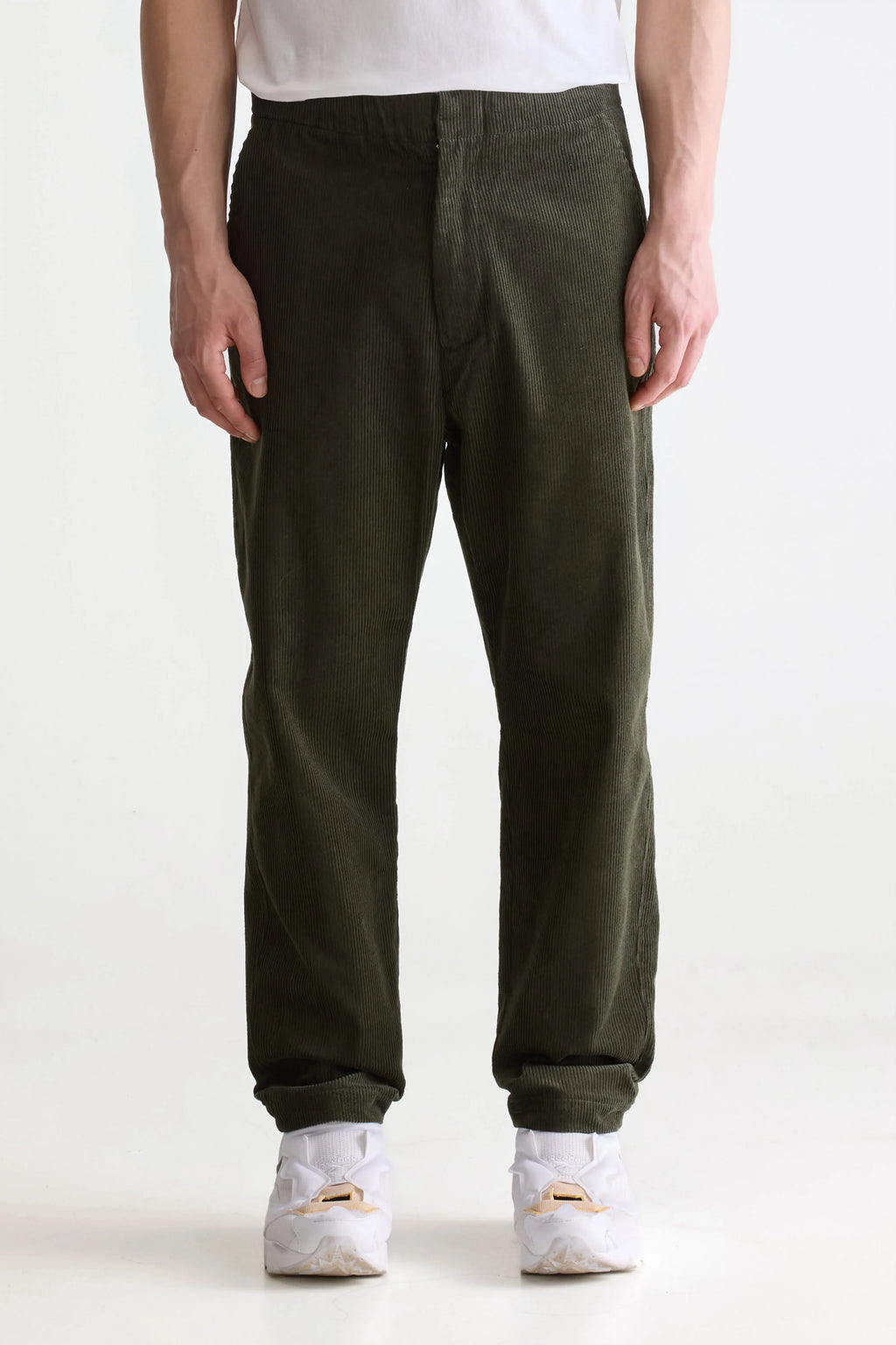 Bellerose - Pantalon en velours Paynt Dark Olive