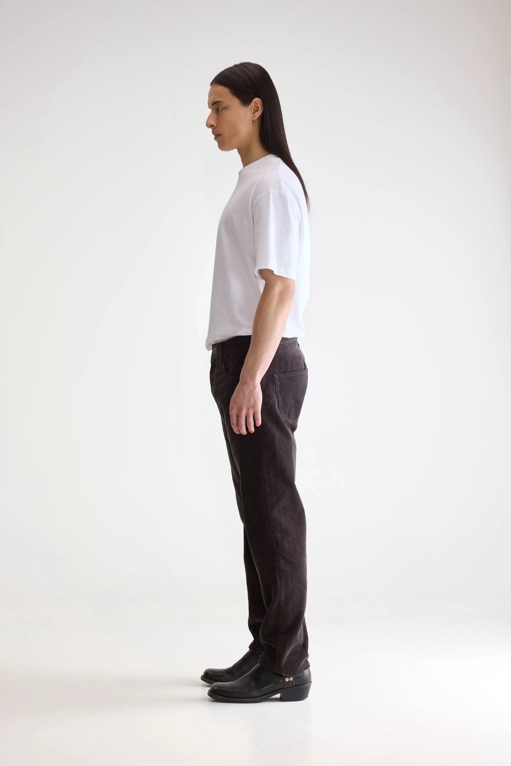Bellerose - Pantalon velours Percy Black Sand