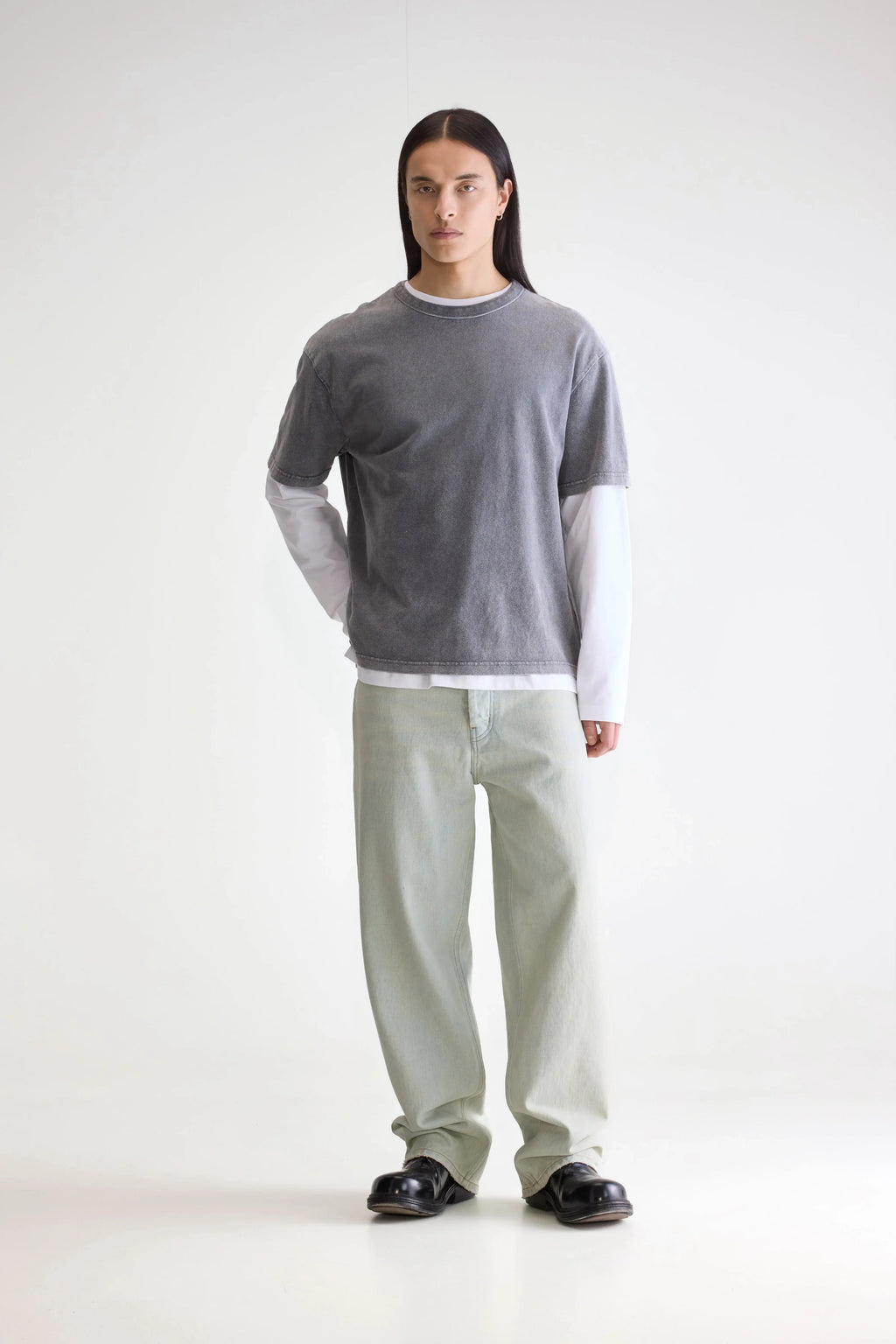 Bellerose - T-shirt Vouch Black Blue