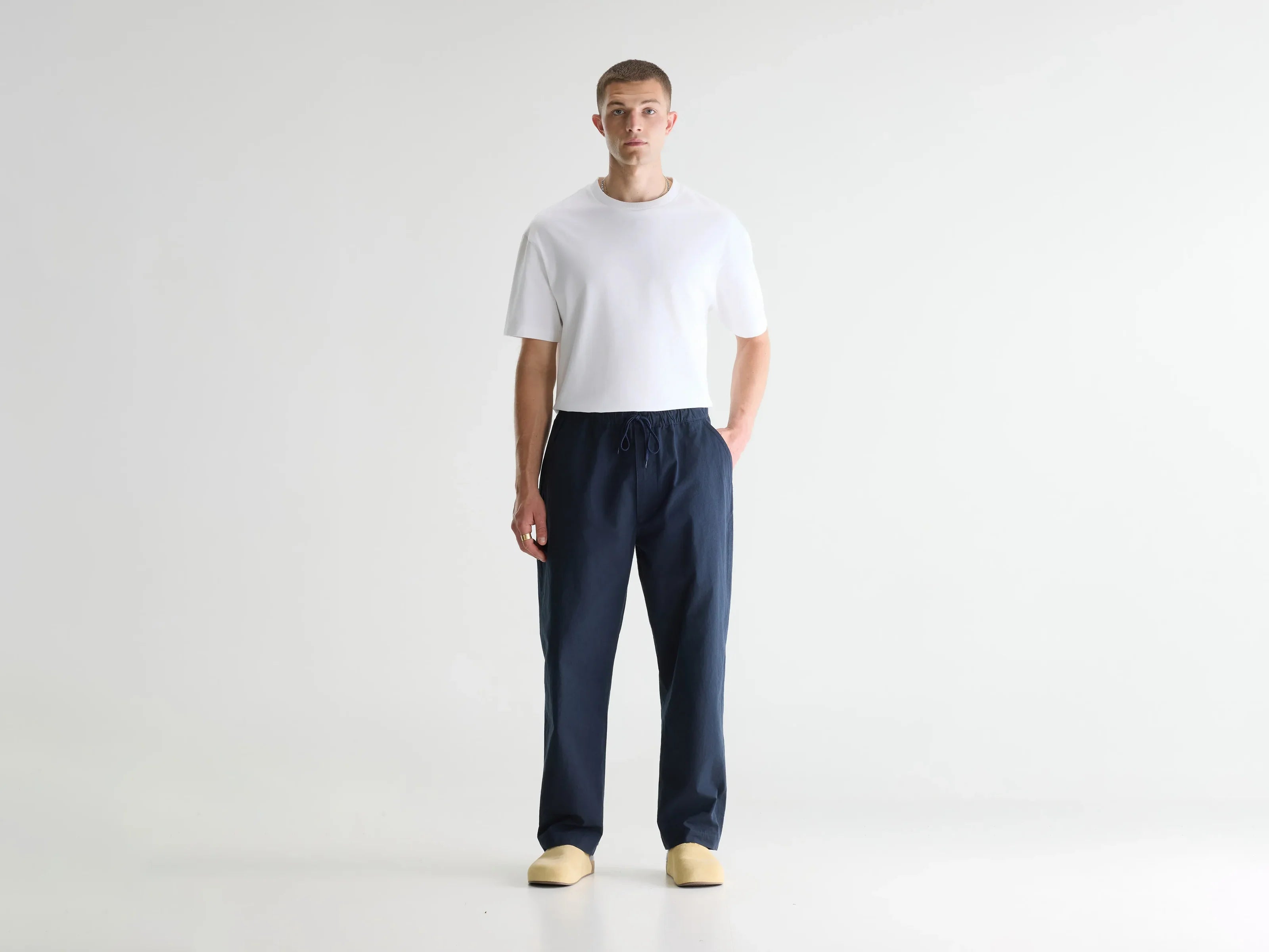 Bellerose - Pantalon baggy Julius Navy