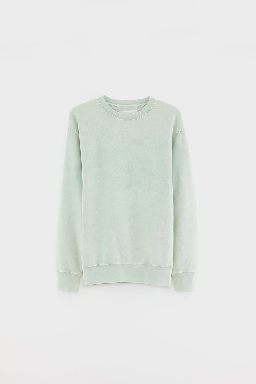 Bellerose - Sweatshirt col rond Flake Aqua