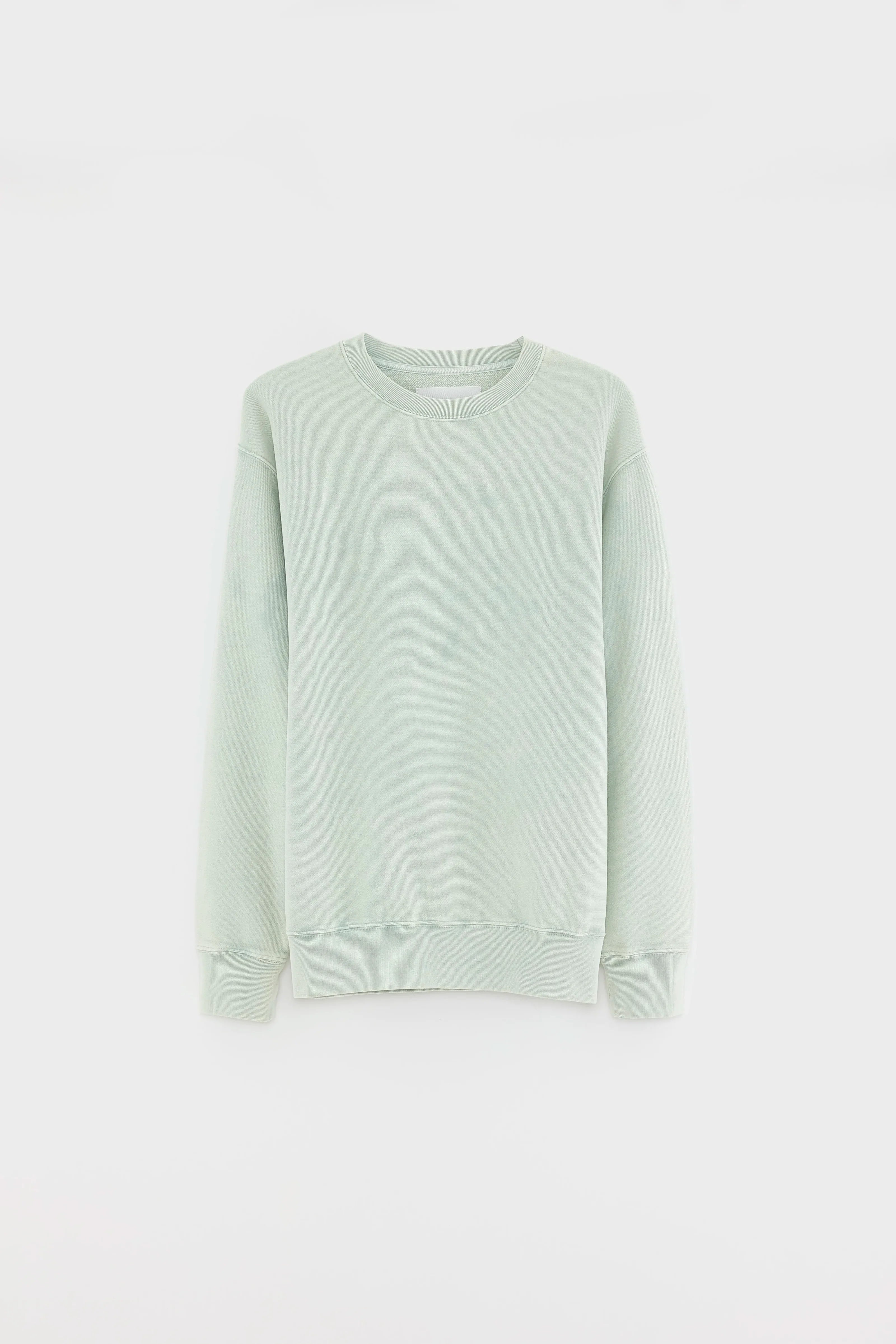 Bellerose - Sweatshirt col rond Flake Aqua