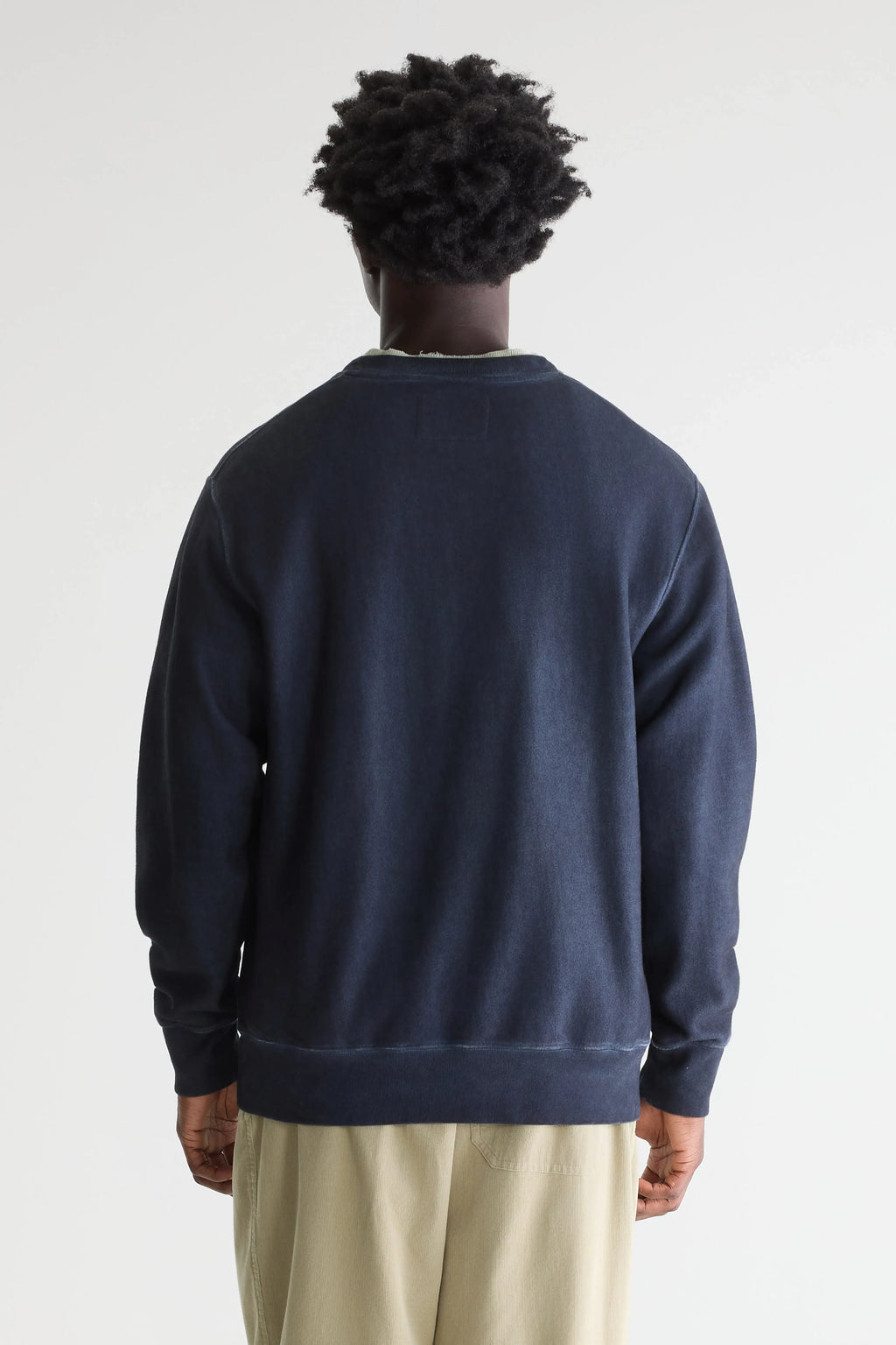 Bellerose - Sweatshirt col rond Flake Dark Navy