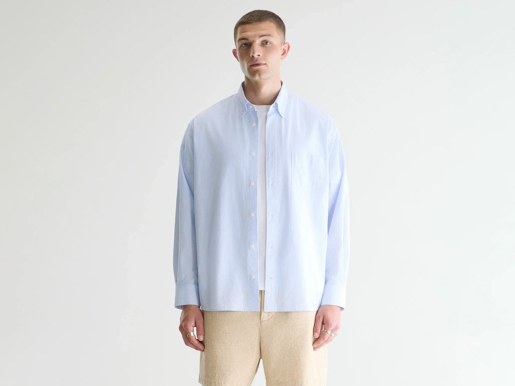 Bellerose - Chemise Lighto chardon/white Stripe A