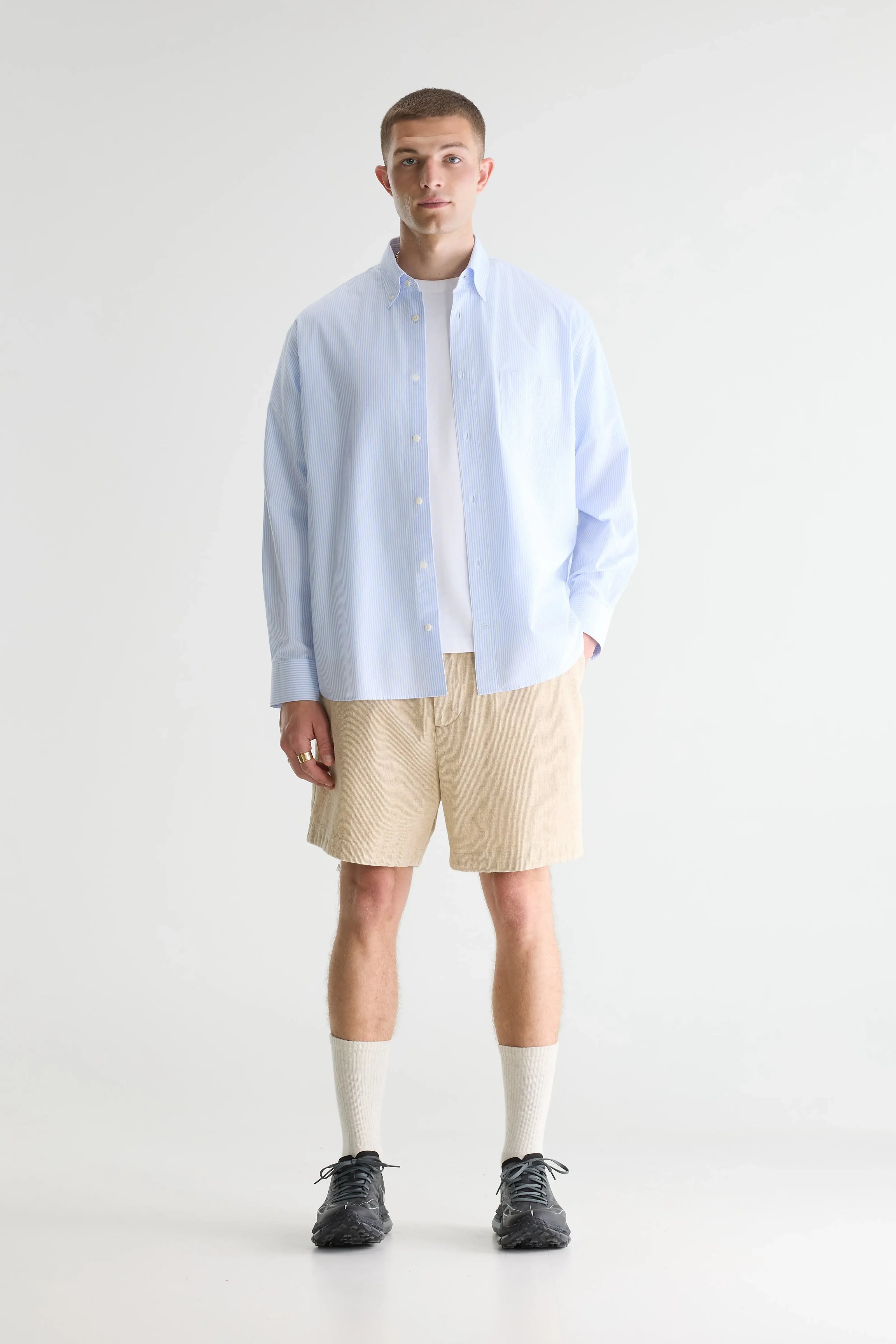 Bellerose - Chemise Lighto chardon/white Stripe A