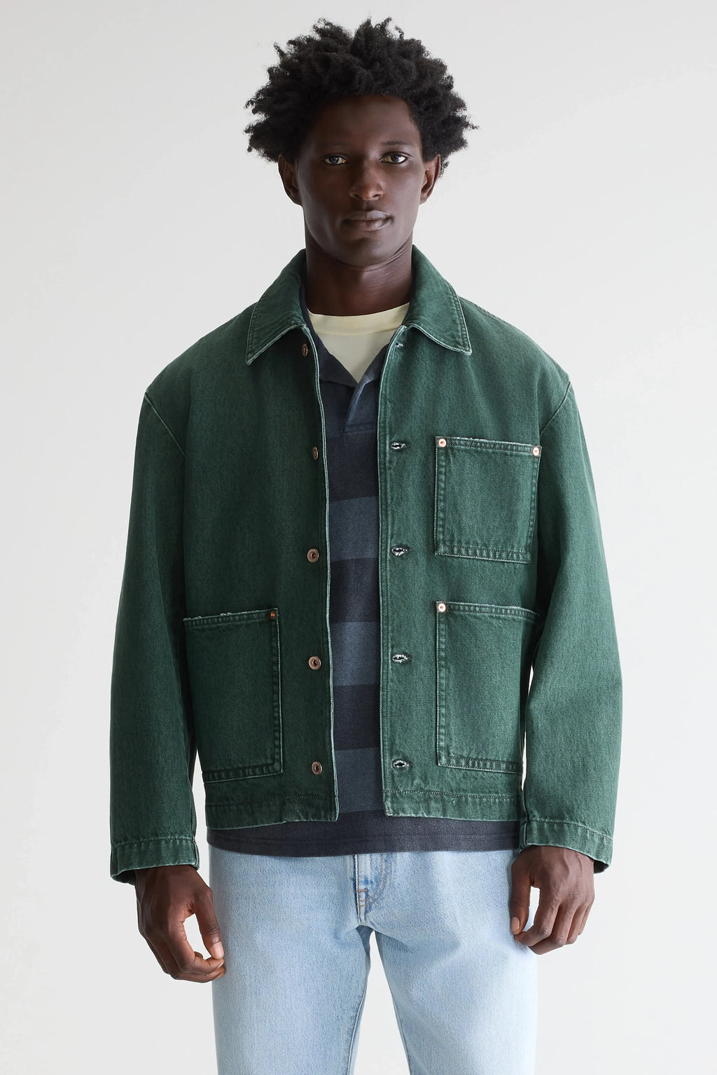 Bellerose - Veste en denim Kadillac Green used