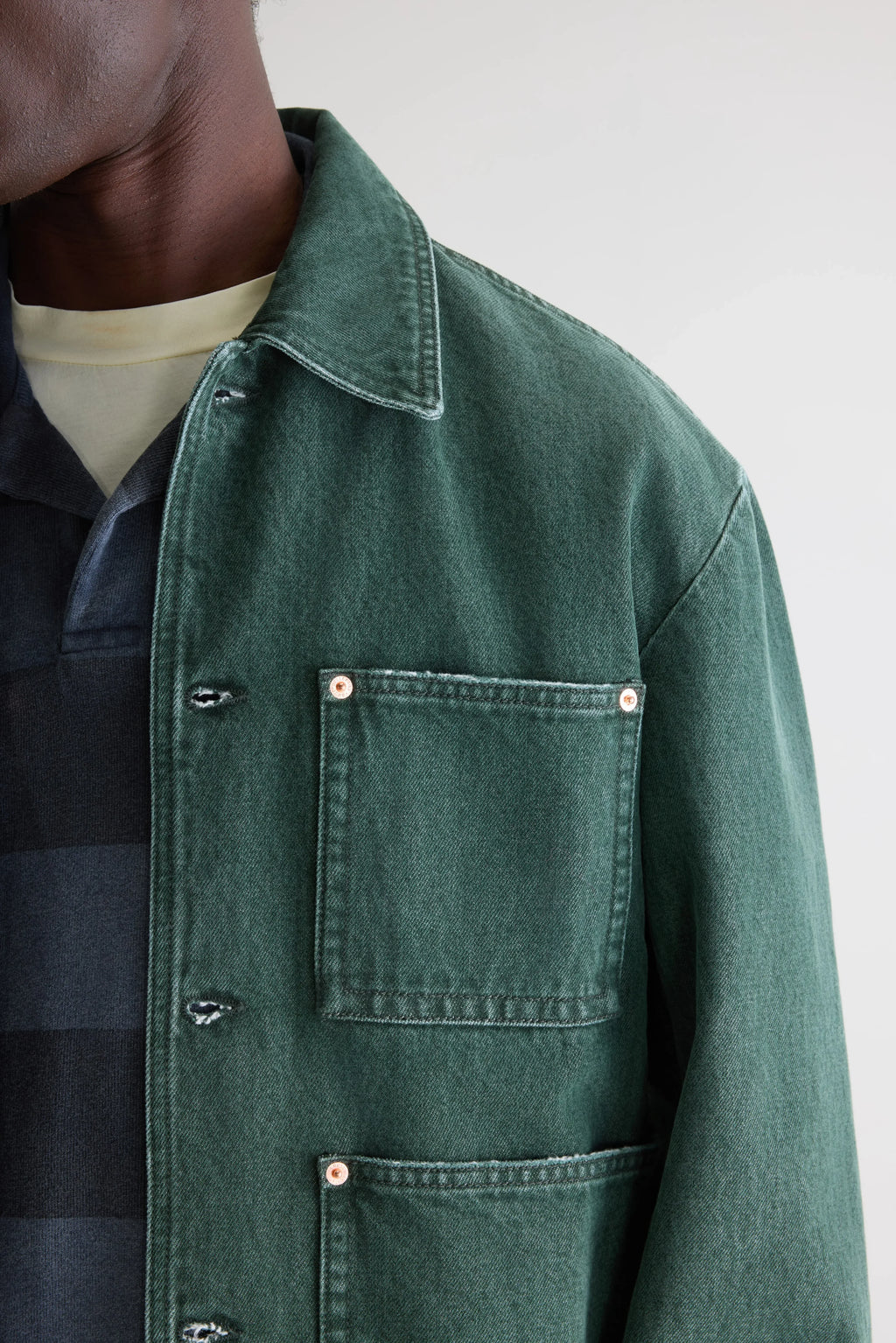 Bellerose - Veste en denim Kadillac Green used