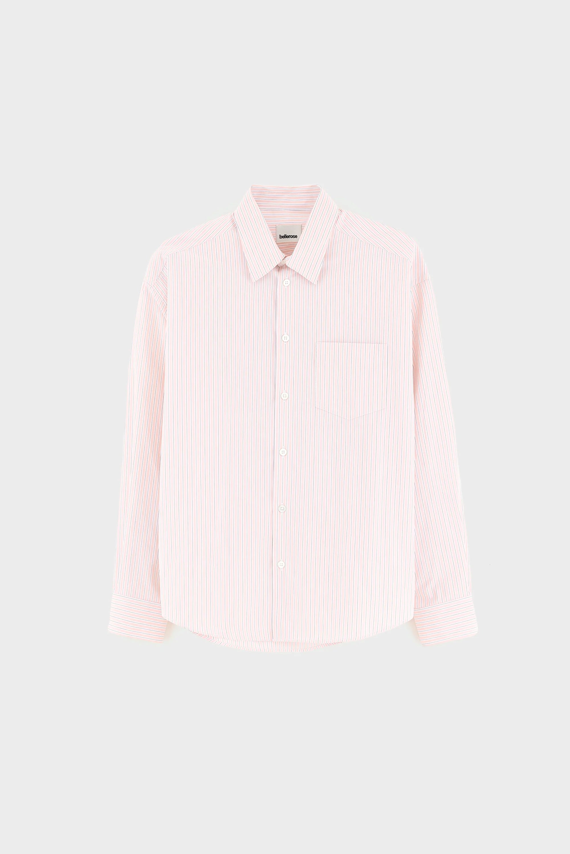 Bellerose - Chemise Oversize Frame Stripe B Rose