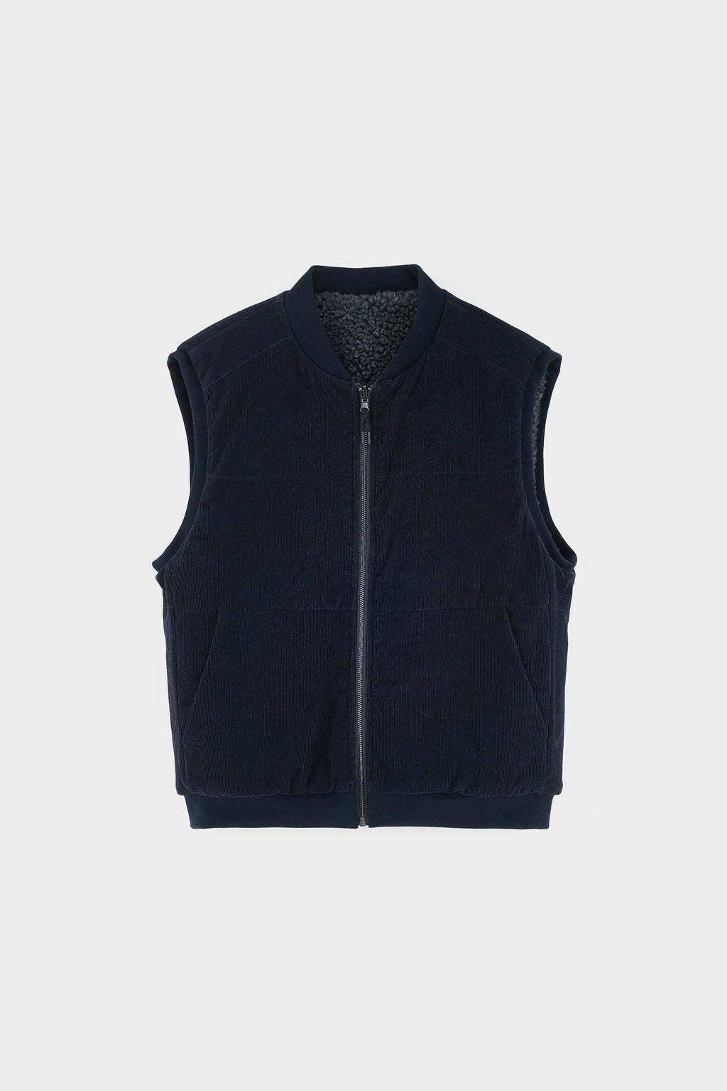 Bellerose - Veste sans Manches réversible Jocko Navy