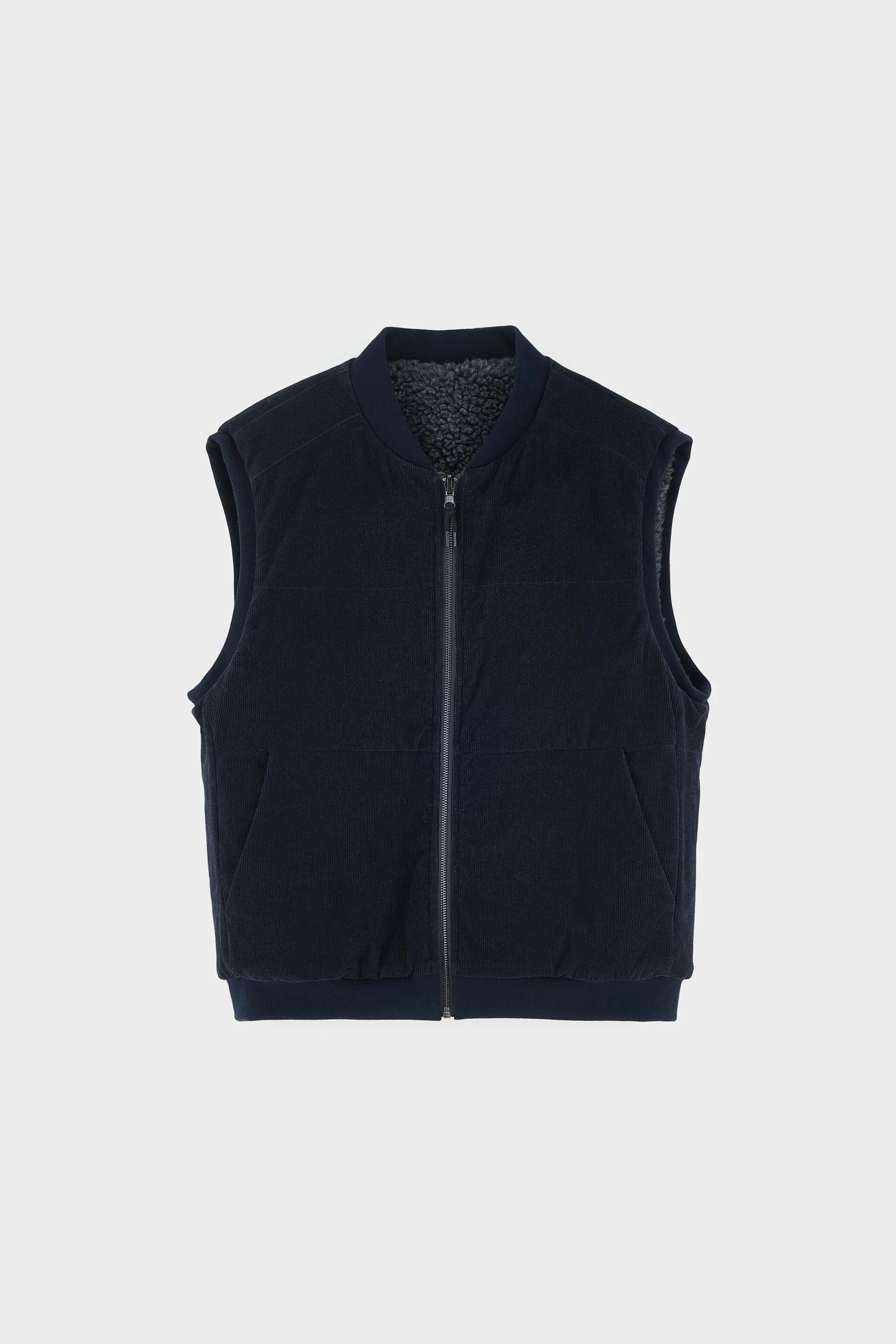 Bellerose - Veste sans Manches réversible Jocko Navy