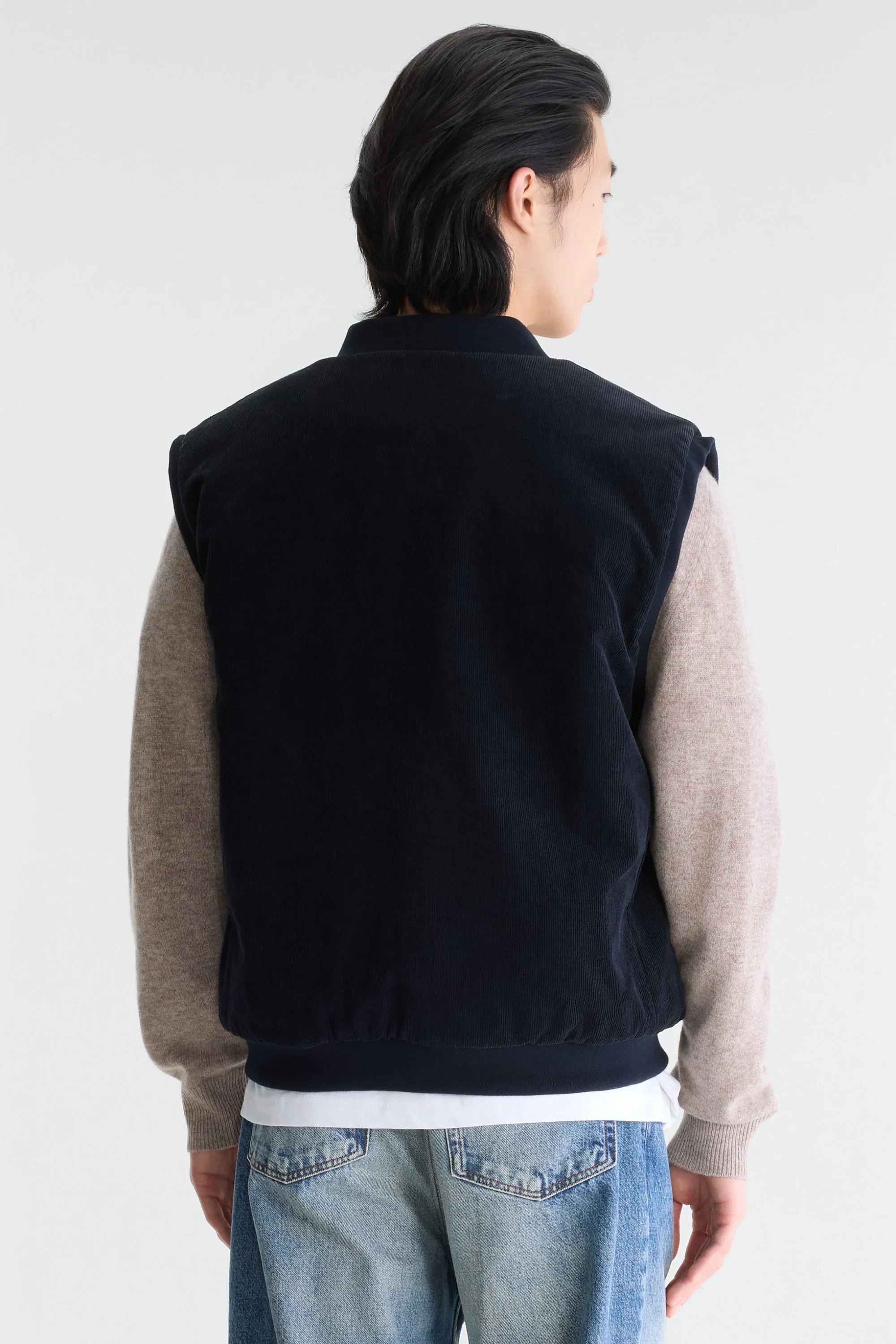 Bellerose - Veste sans Manches réversible Jocko Navy