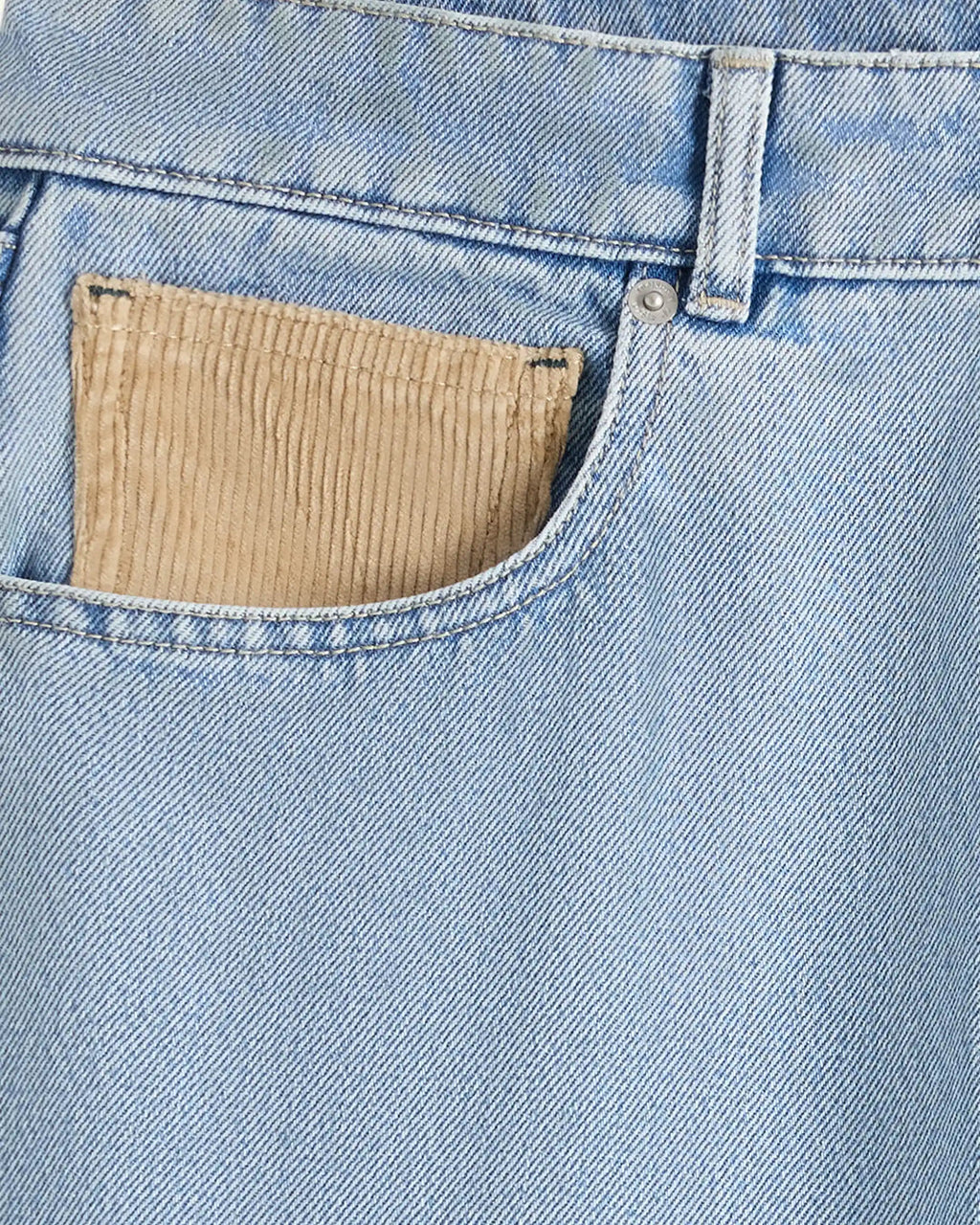 Drôle de Monsieur - Le jean Délavé Blue Ciel