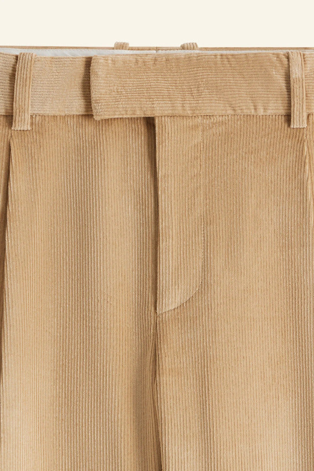 Drôle de Monsieur - Pantalon Golfeur Corduroy Beige