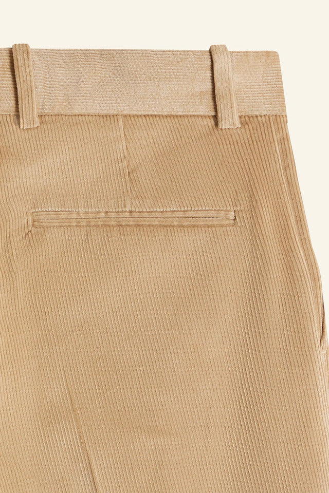 Drôle de Monsieur - Pantalon Golfeur Corduroy Beige