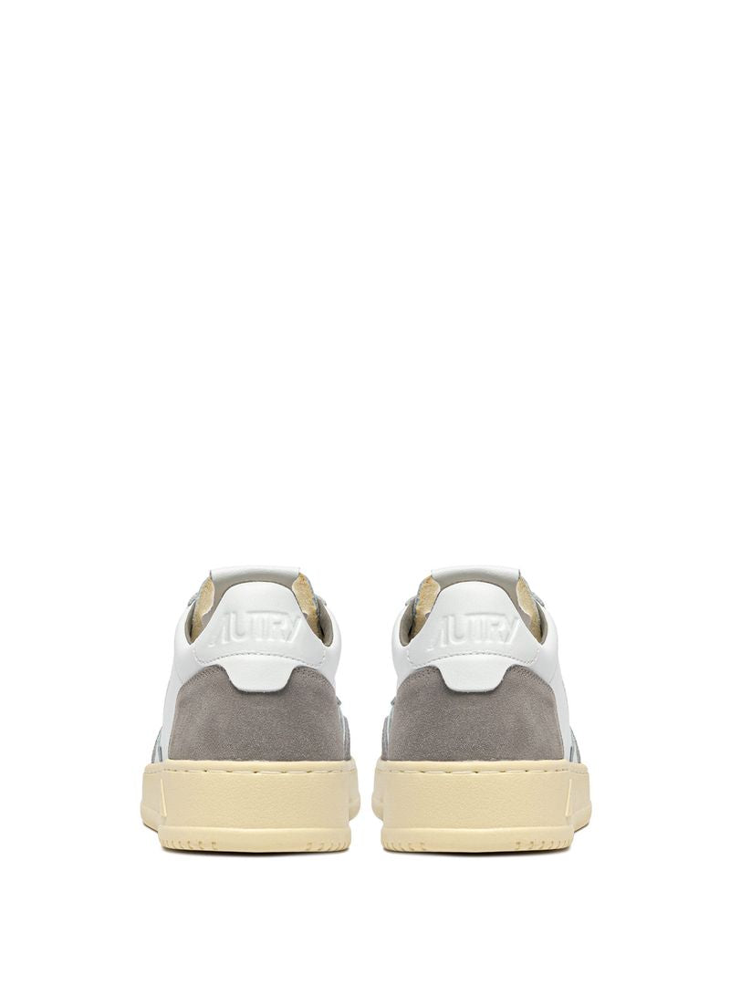 AUTRY - Basket Medalist Low Soft Leather/Suede White/Vapor