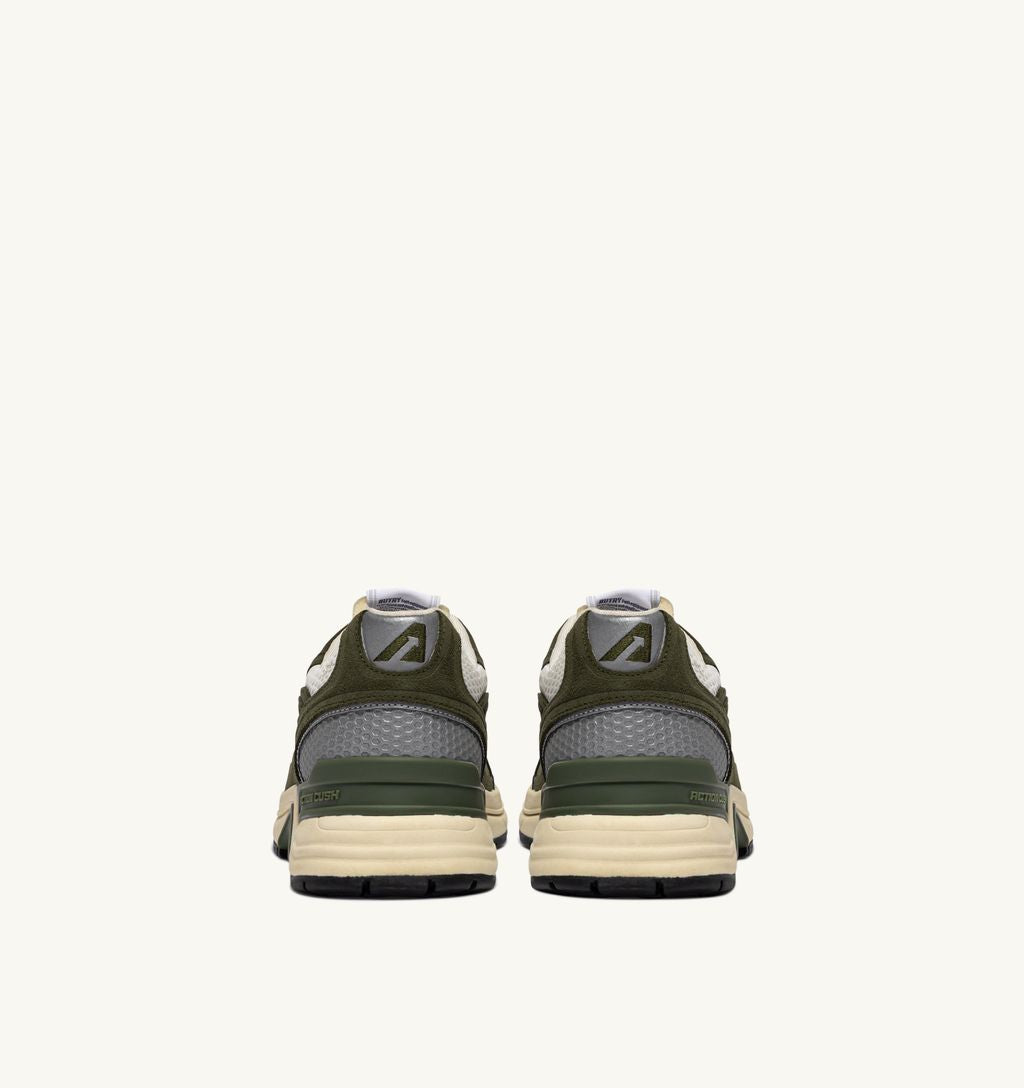 AUTRY - Basket Hyperway Suede Bicolore /Mesh Salvia/White