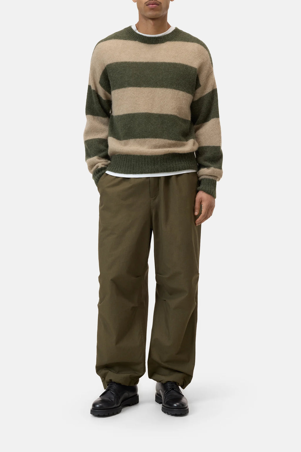Closed - Pantalon Relaxed Ripstop Pokai Dark Olive Green