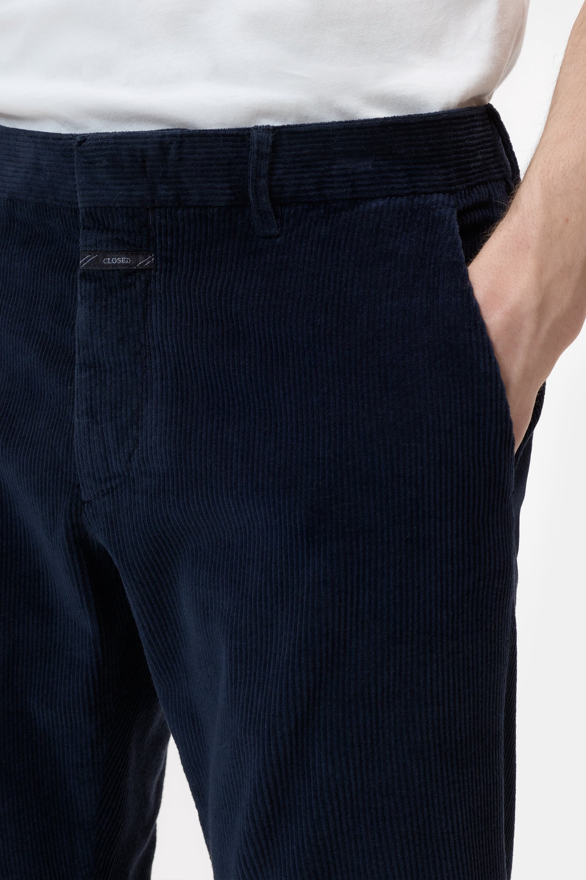 Closed - Pantalon velours Slim Clifton True Dark Night