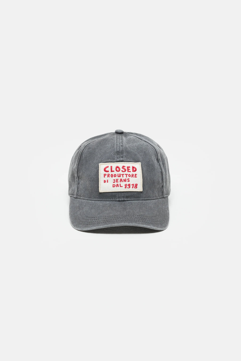 Closed - Casquette en Denim Black