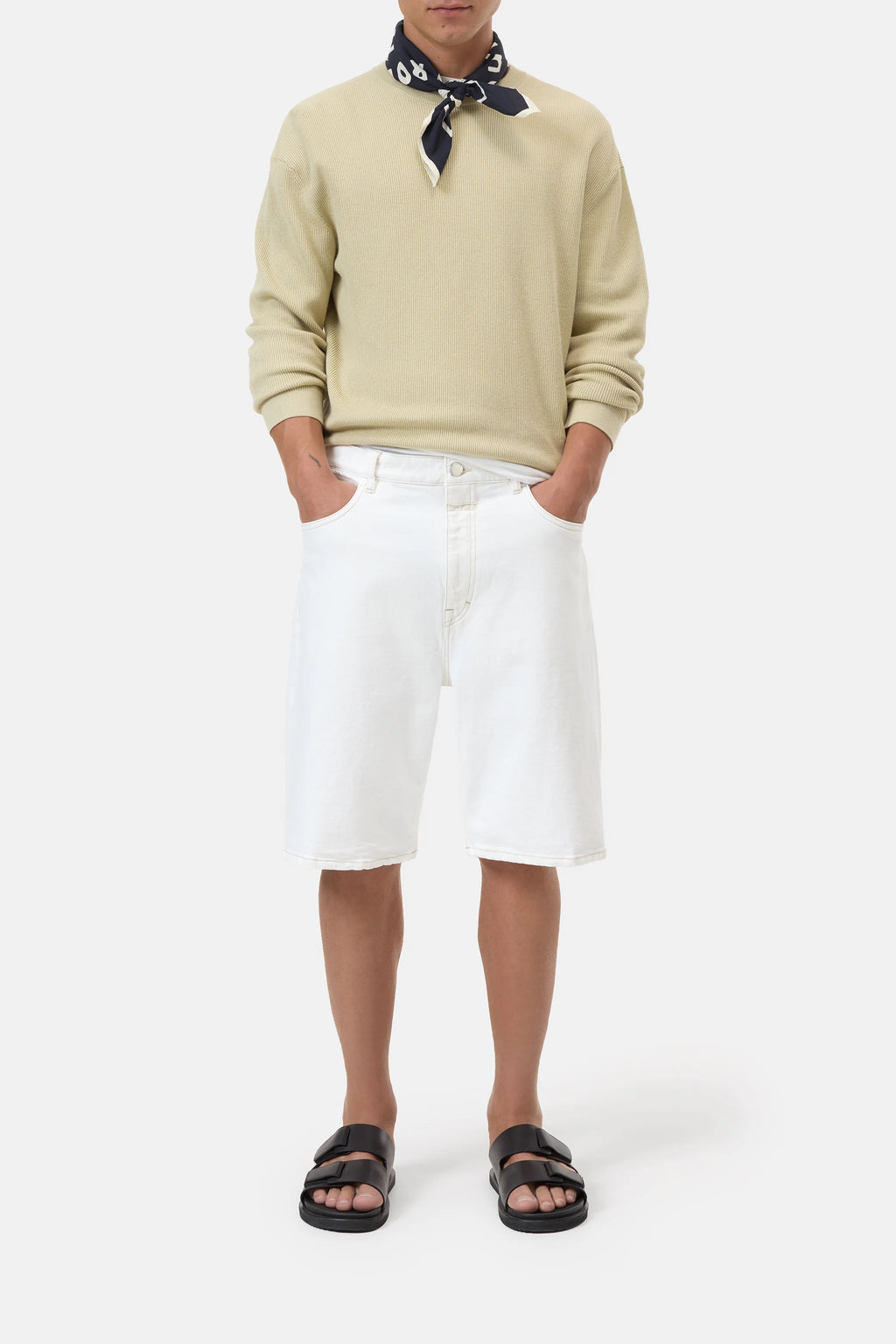 Closed - Short Springdale Relaxed Ivory