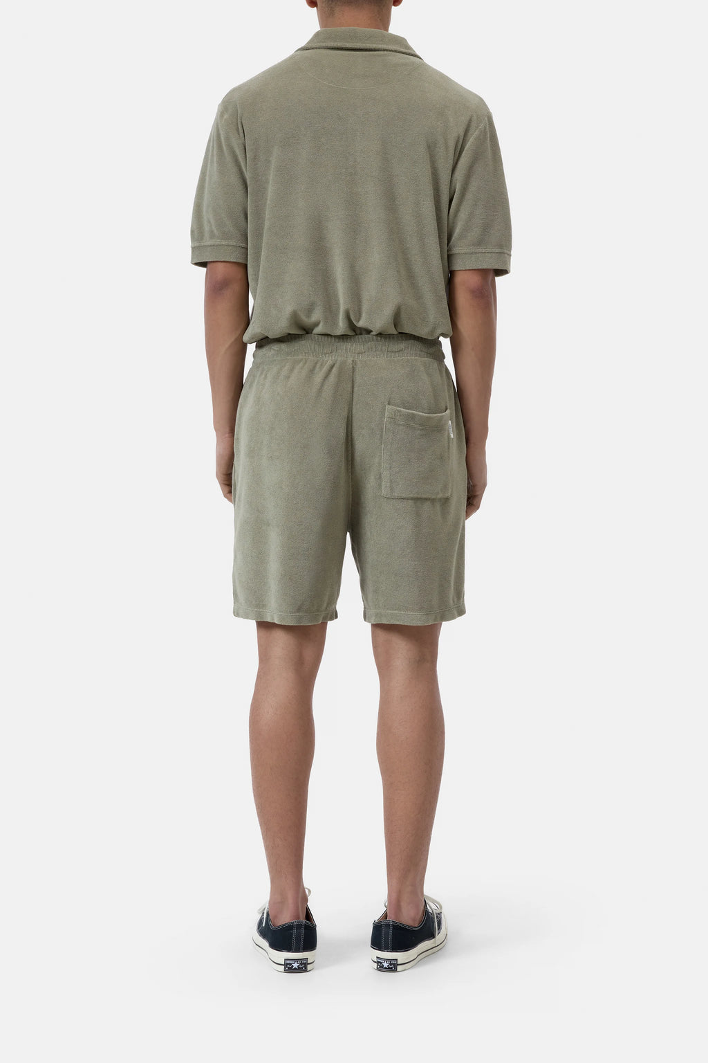 Closed - Short en éponge Pebble Green