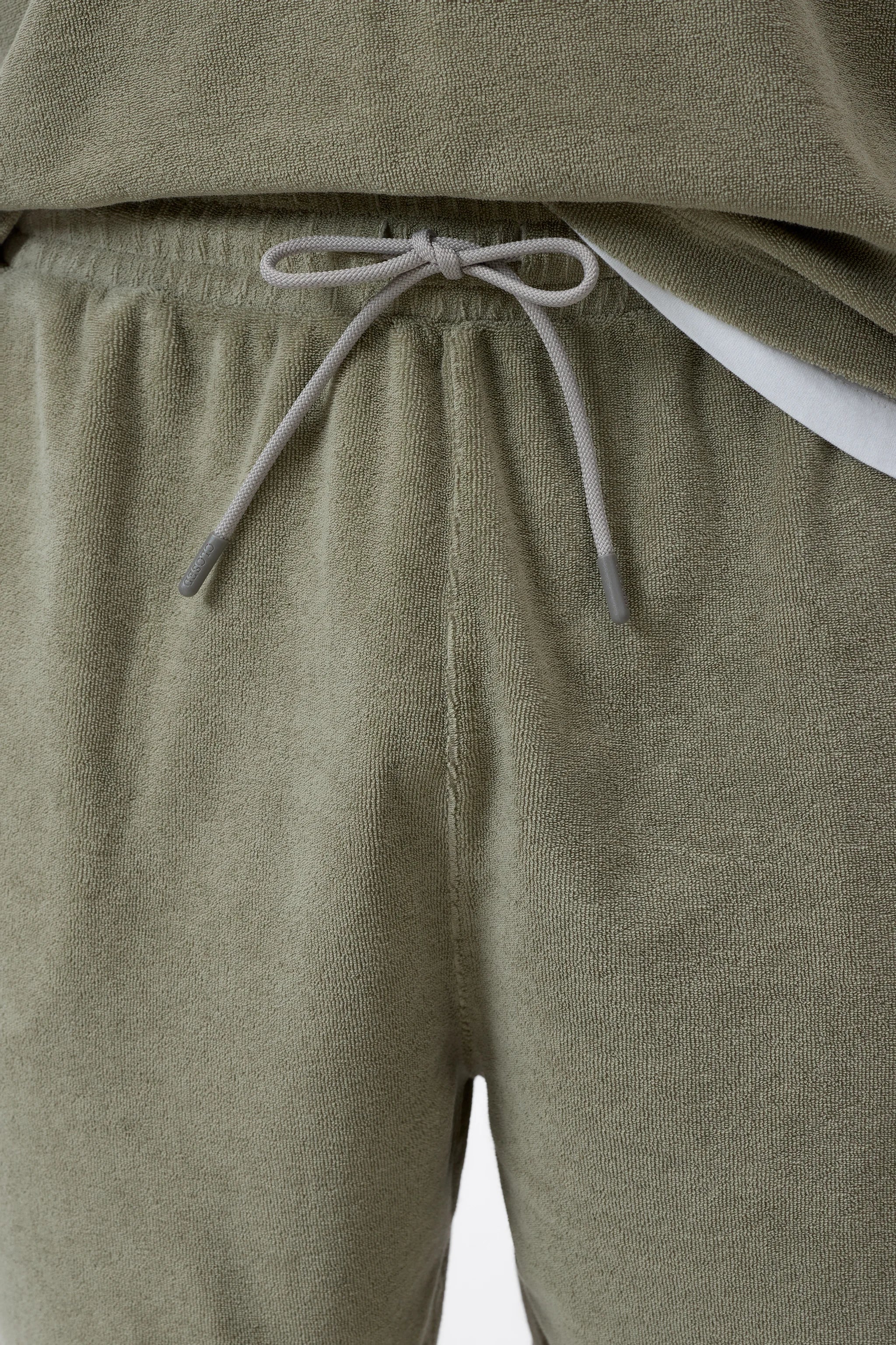 Closed - Short en éponge Pebble Green