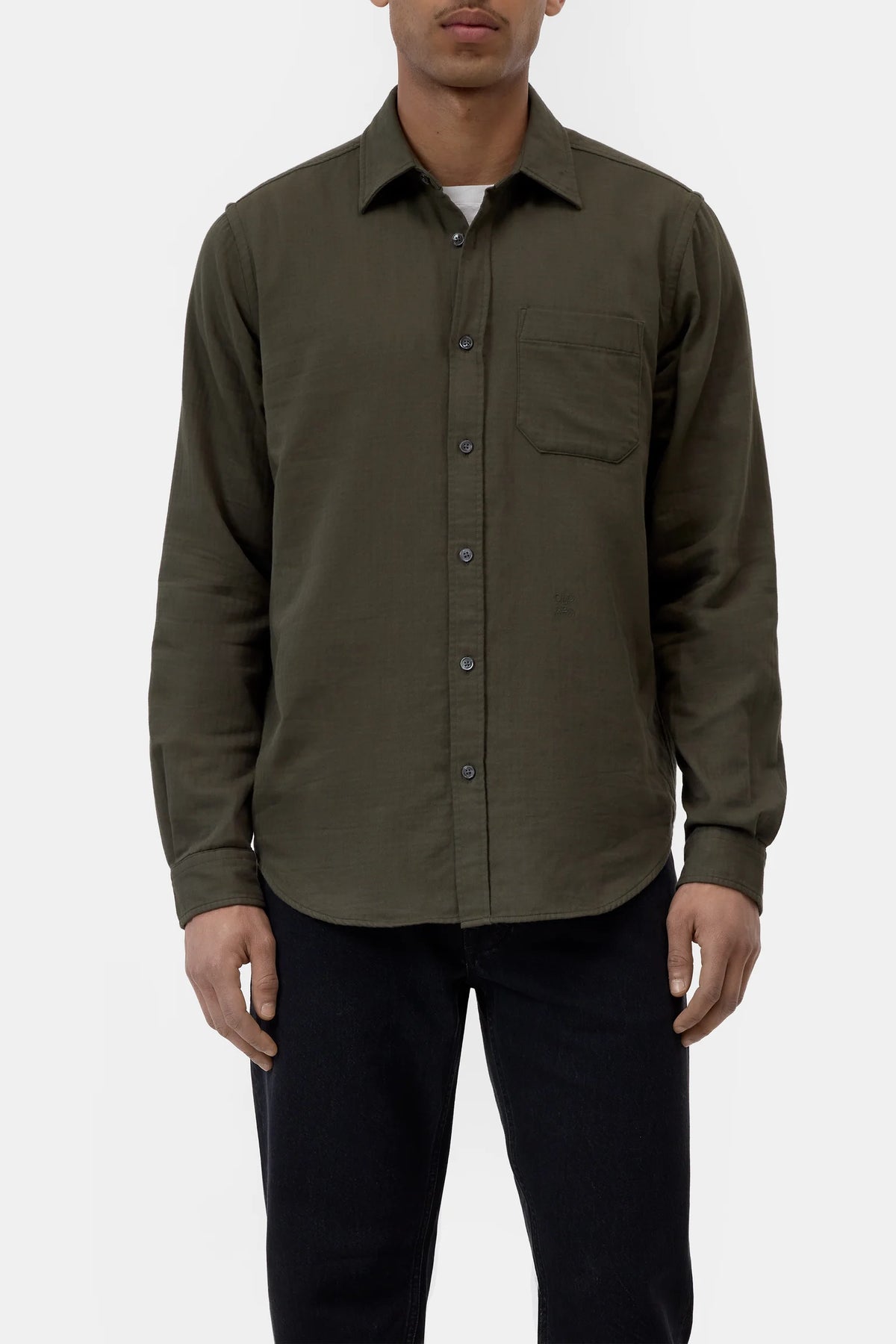 Closed - Chemise en coton Dark Olive Green