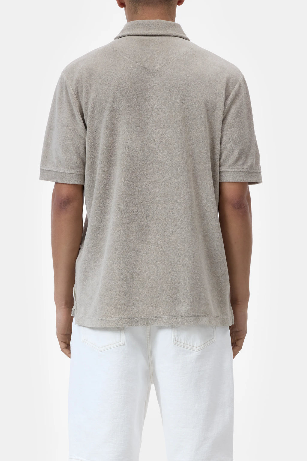 Closed - Polo éponge Mud Grey