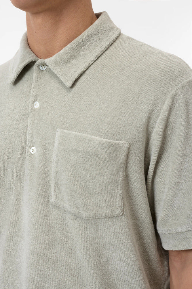 Closed - Polo en éponge Cloud Grey