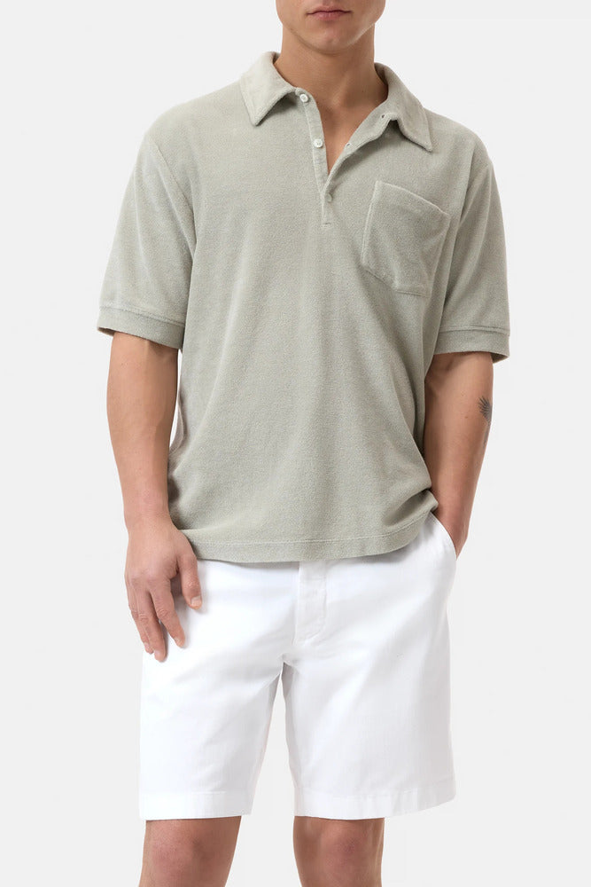 Closed - Polo en éponge Cloud Grey