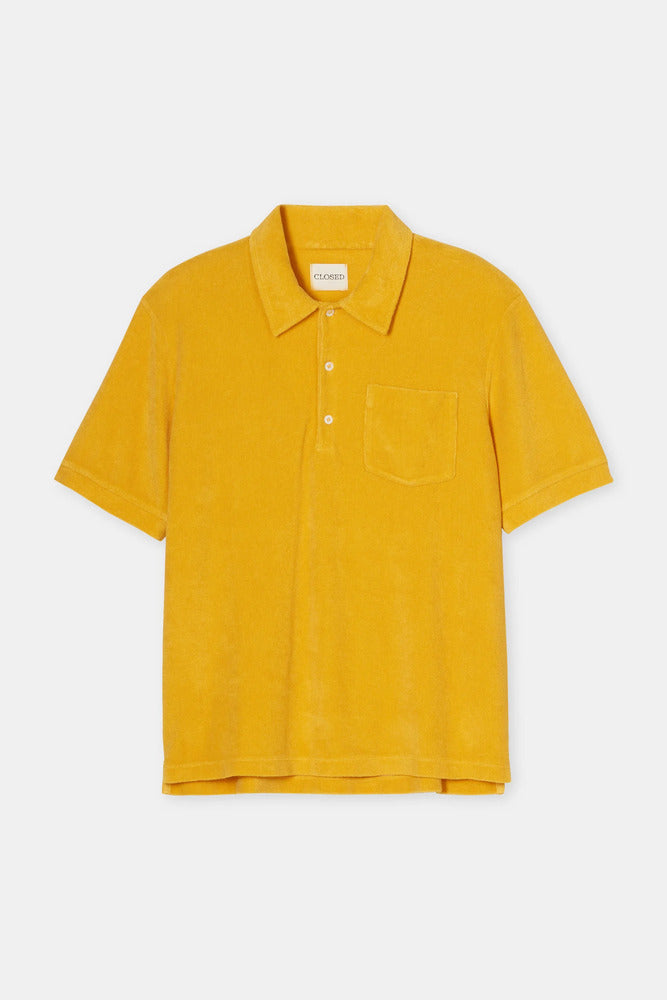 Closed - Polo en éponge Mango Yellow