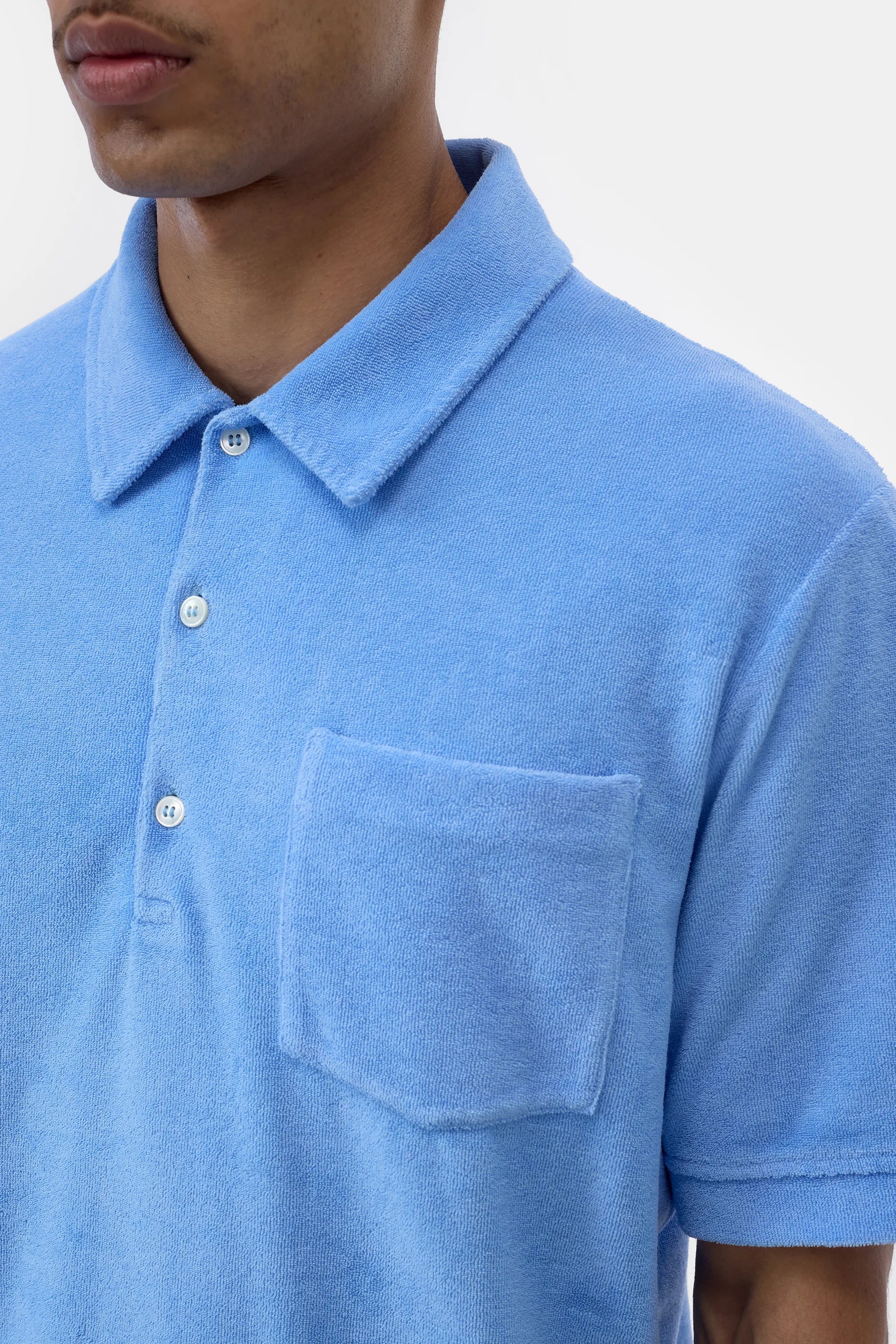 Closed - Polo éponge Sky Blue