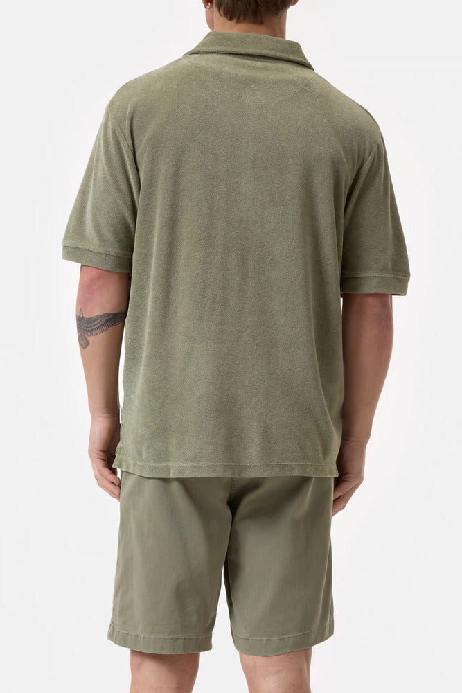 Closed - Polo en éponge Chino Green