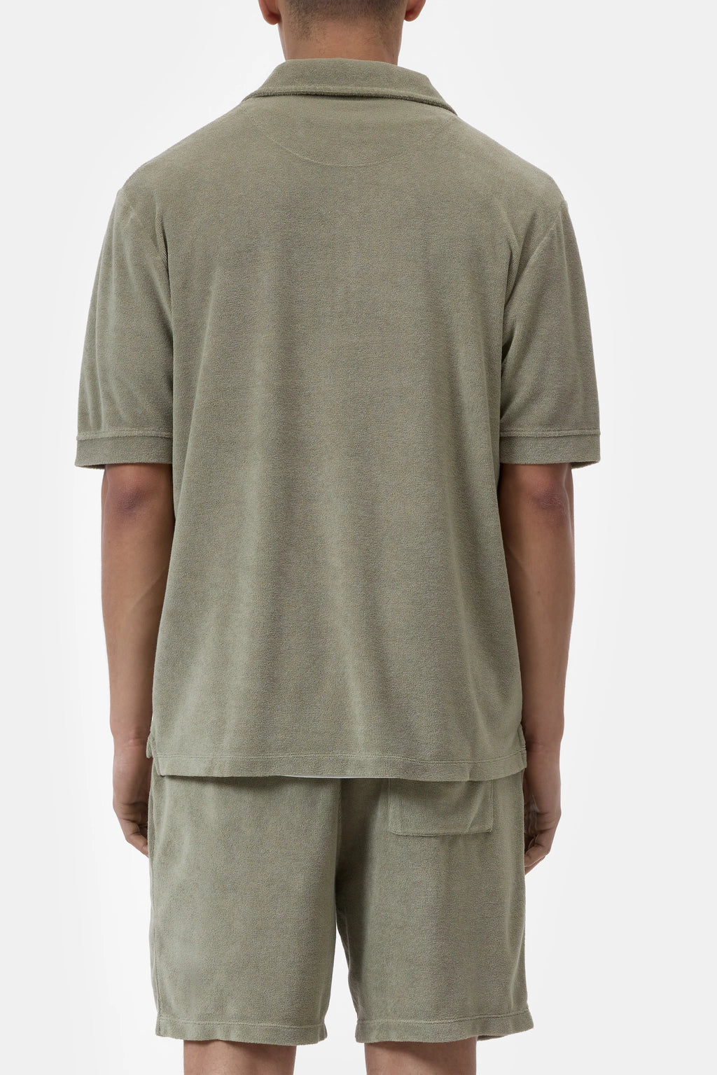 Closed - Polo éponge Pebble Green