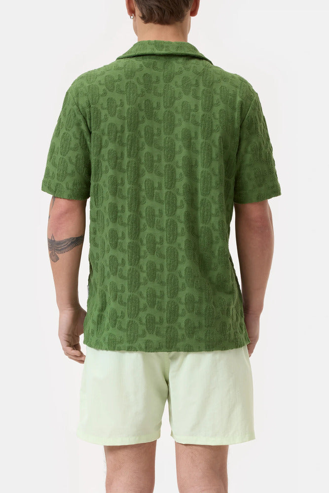 Closed - Polo en éponge terry Ranger Green