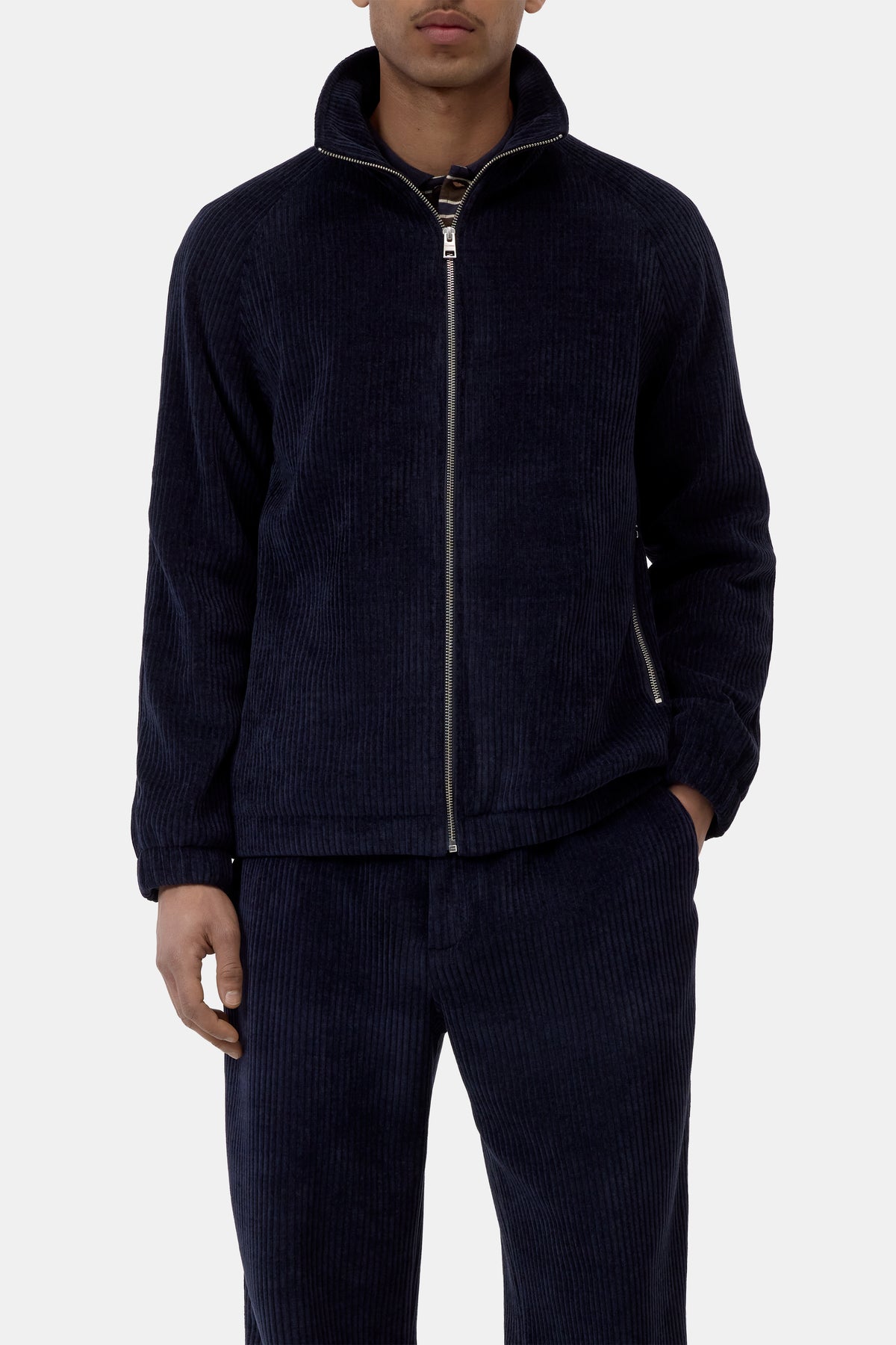 Closed - Veste Track Velours Dark Night